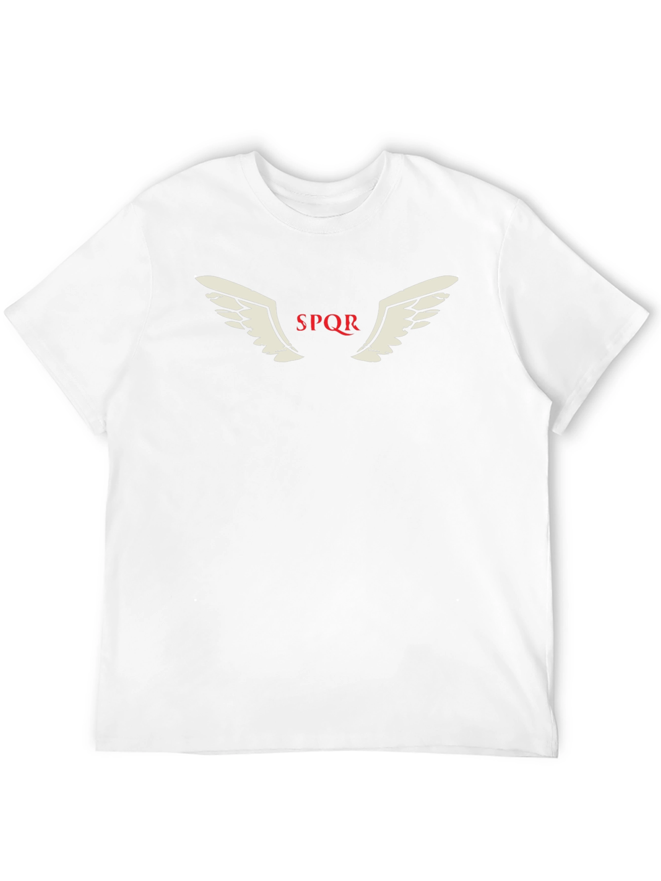 SPQR Wings Graphic T-Shirt - Black