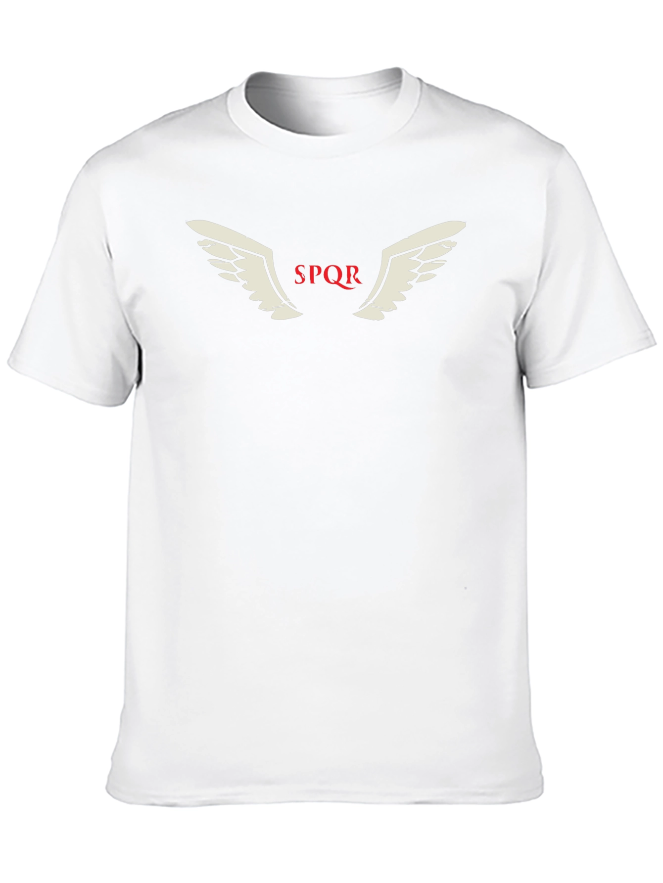 SPQR Wings Graphic T-Shirt - Black