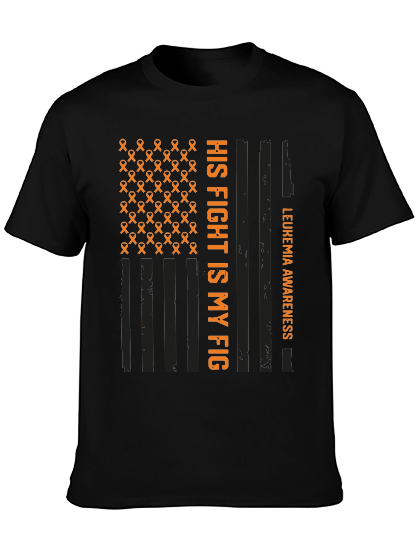 Leukemia Awareness T-Shirt - His Fight Is My Fight