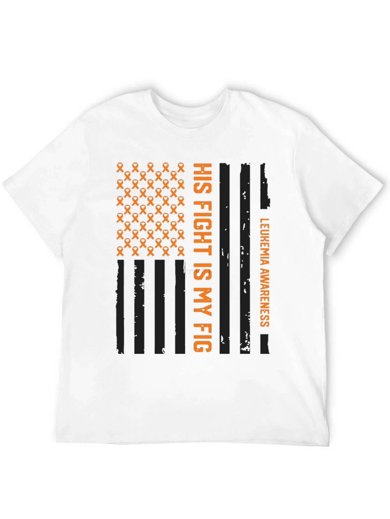 Leukemia Awareness T-Shirt - His Fight Is My Fight