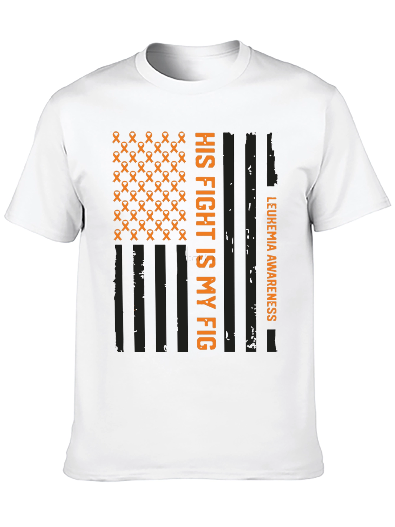 Leukemia Awareness T-Shirt - His Fight Is My Fight