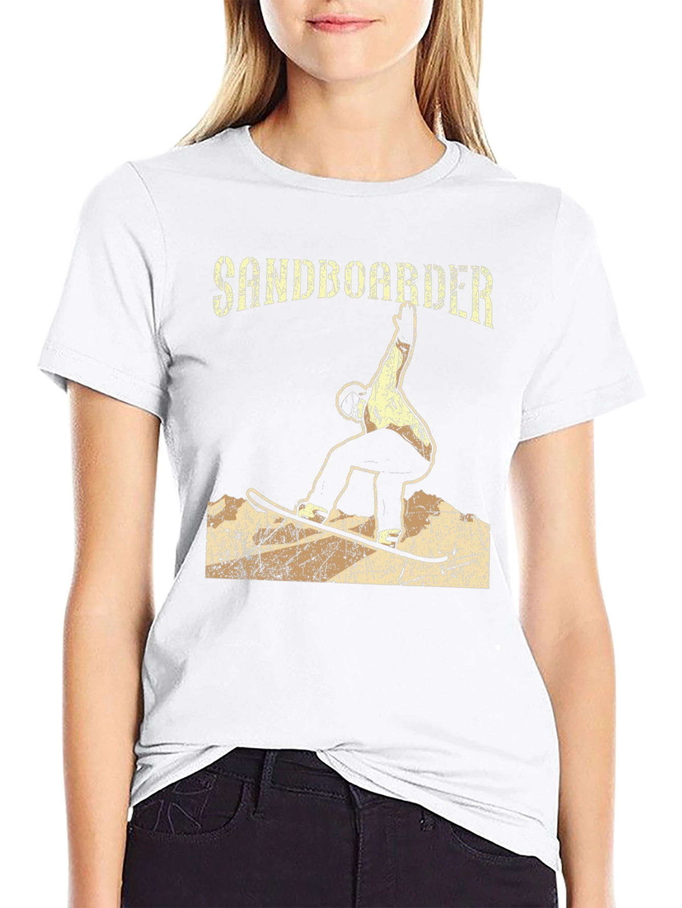 Sandboarder Graphic T-Shirt - Black