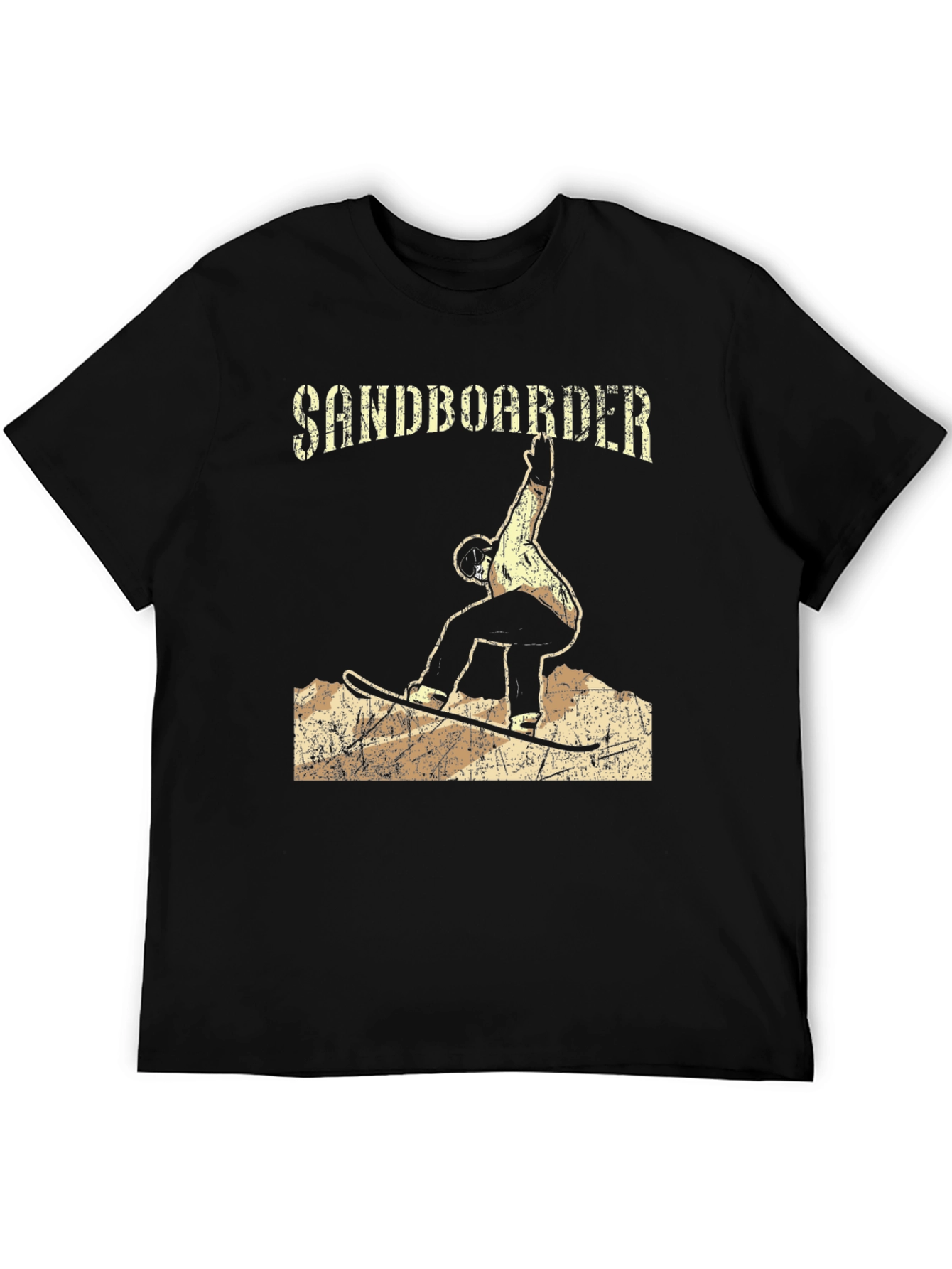 Sandboarder Graphic T-Shirt - Black
