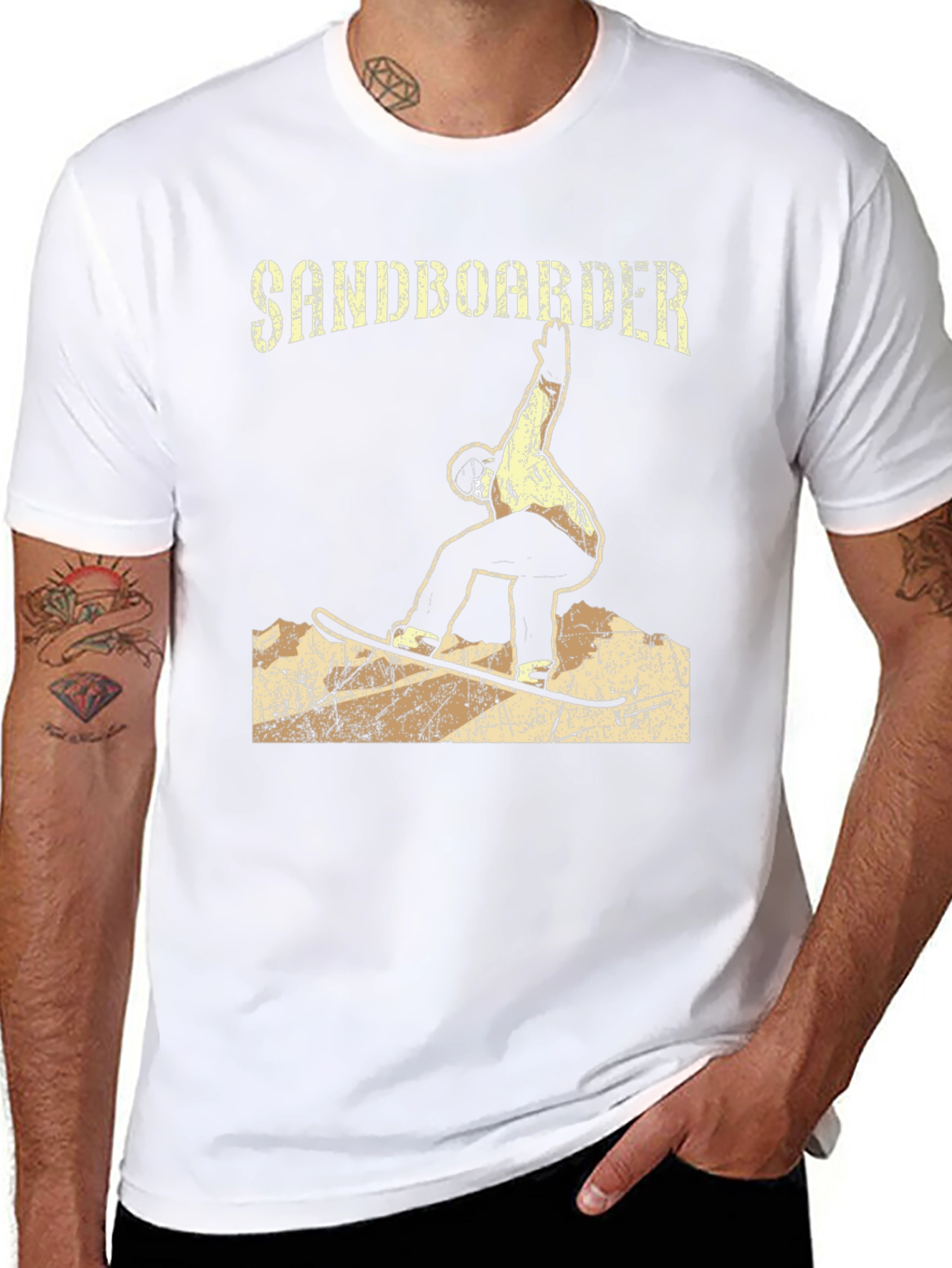 Sandboarder Graphic T-Shirt - Black