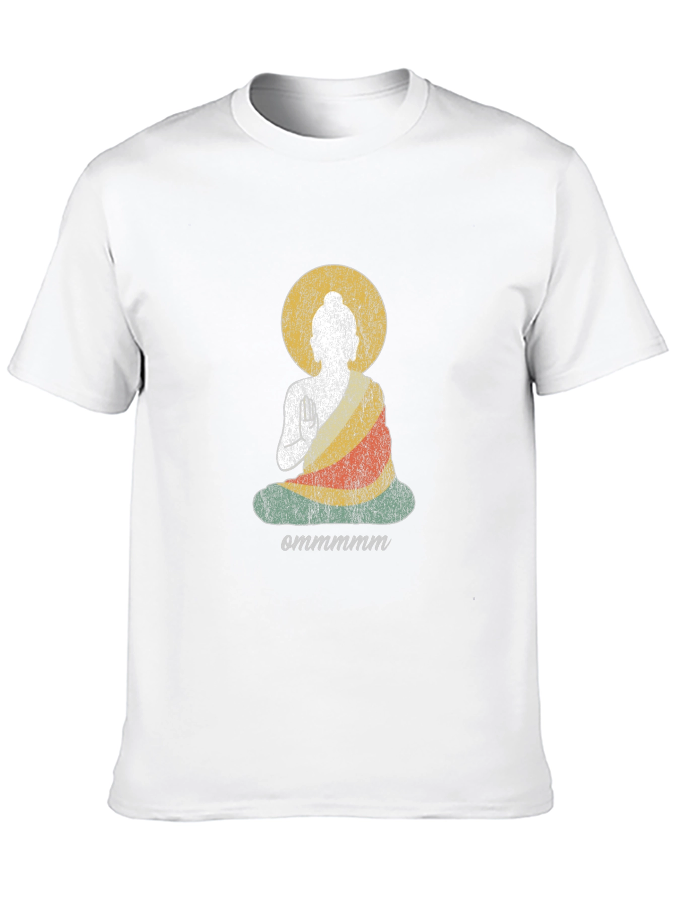 Om Buddha Graphic Tee - Meditative Style