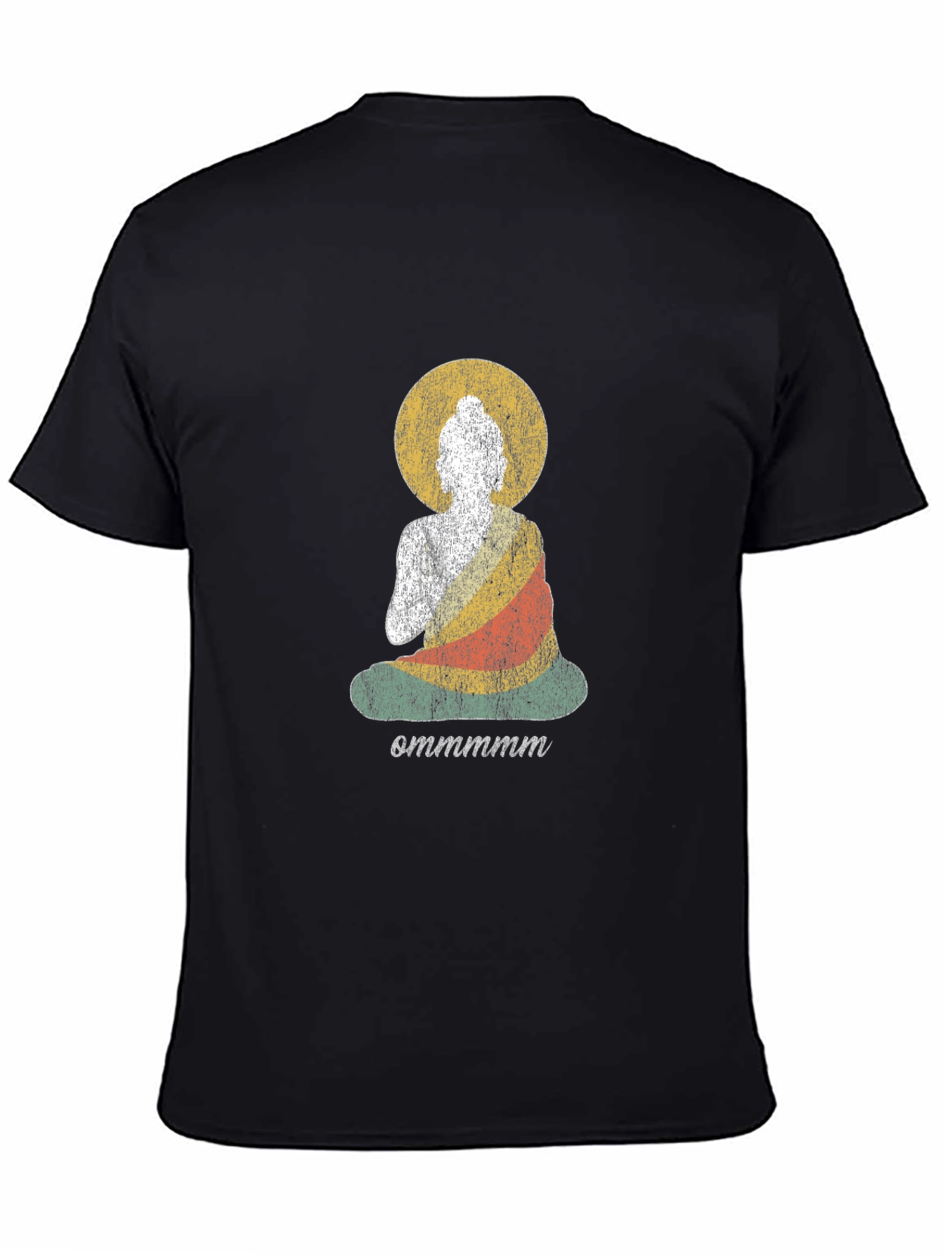 Om Buddha Graphic Tee - Meditative Style