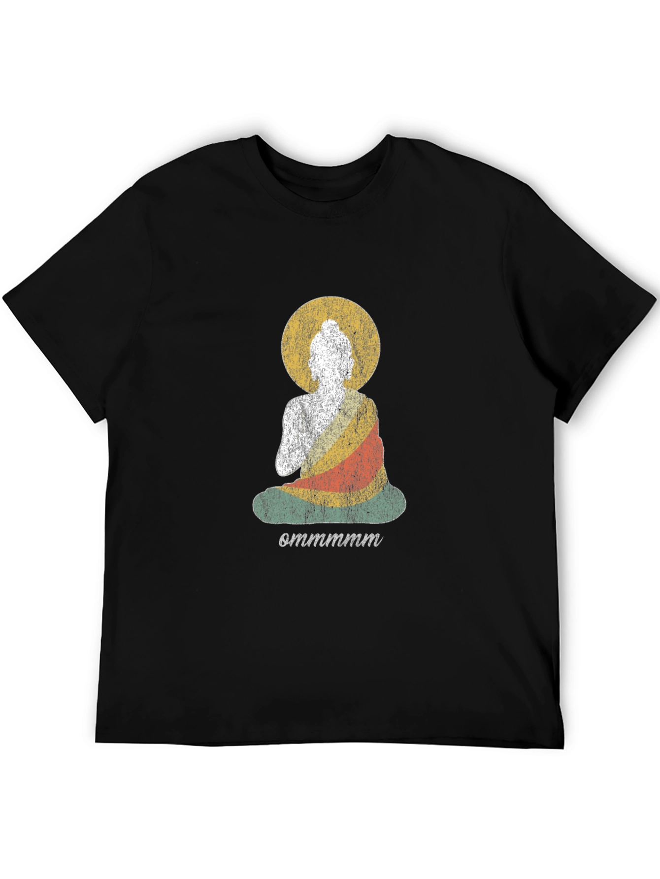 Om Buddha Graphic Tee - Meditative Style