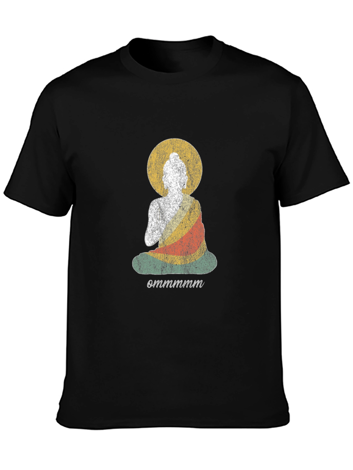Om Buddha Graphic Tee - Meditative Style