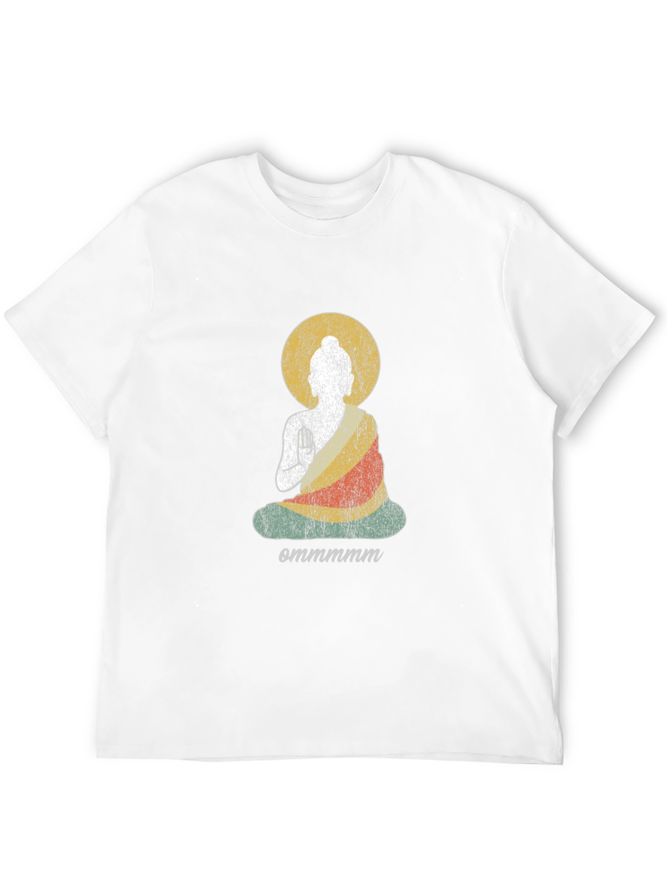 Om Buddha Graphic Tee - Meditative Style