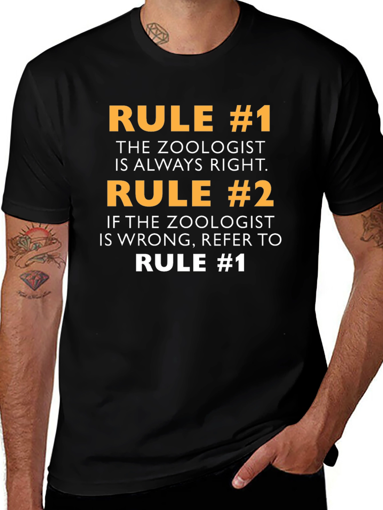 Zoologist Rule T-Shirt - Always Right Funny Tee