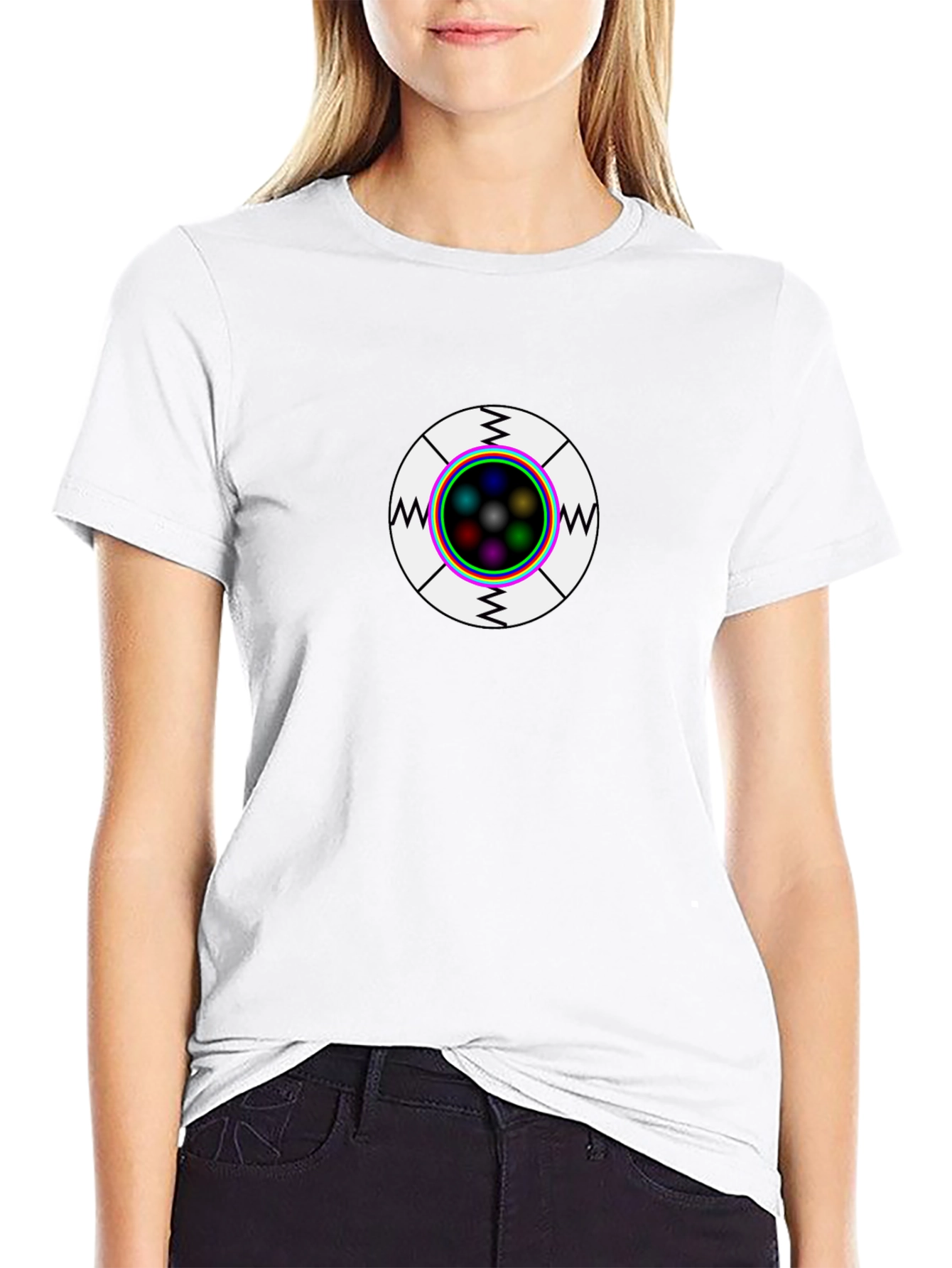 Geometric Eye T-Shirt - Graphic Novelty Tee