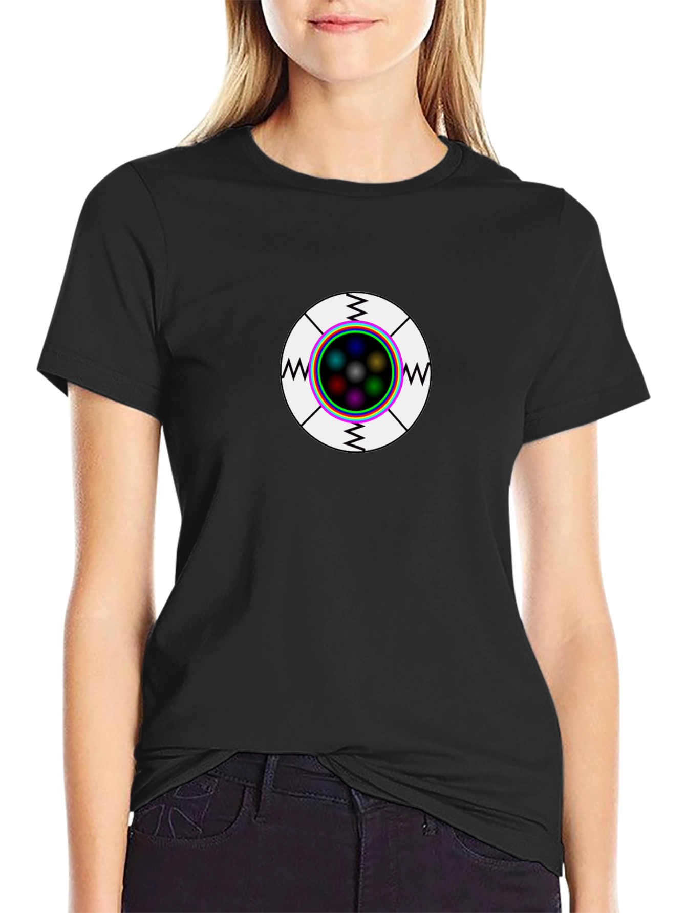 Geometric Eye T-Shirt - Graphic Novelty Tee