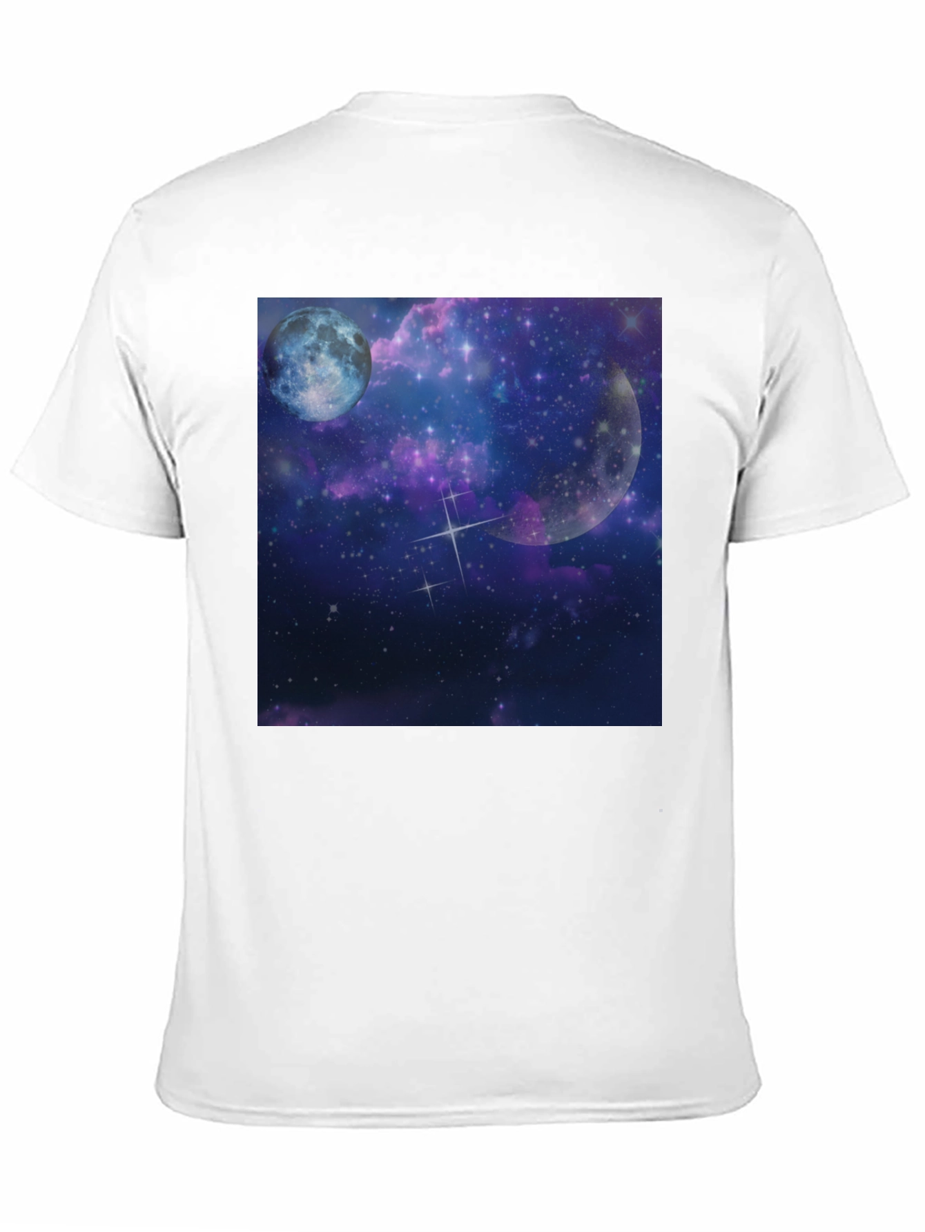 Galaxy Moon Black Tee