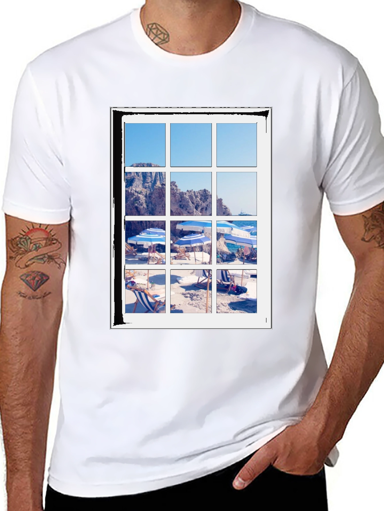 Beach View T-Shirt - Summer Vibes