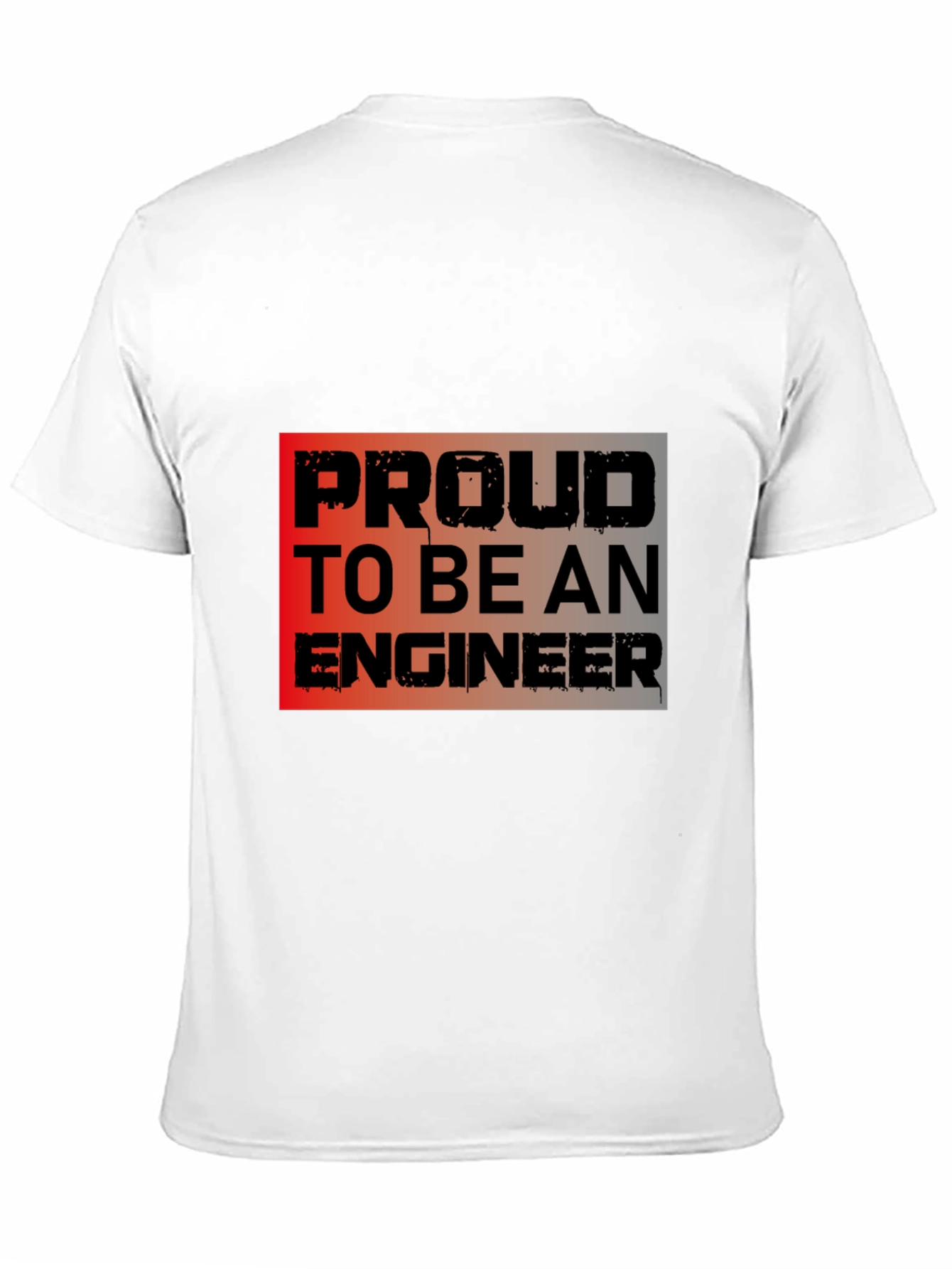Proud Engineer Black Graphic Tee