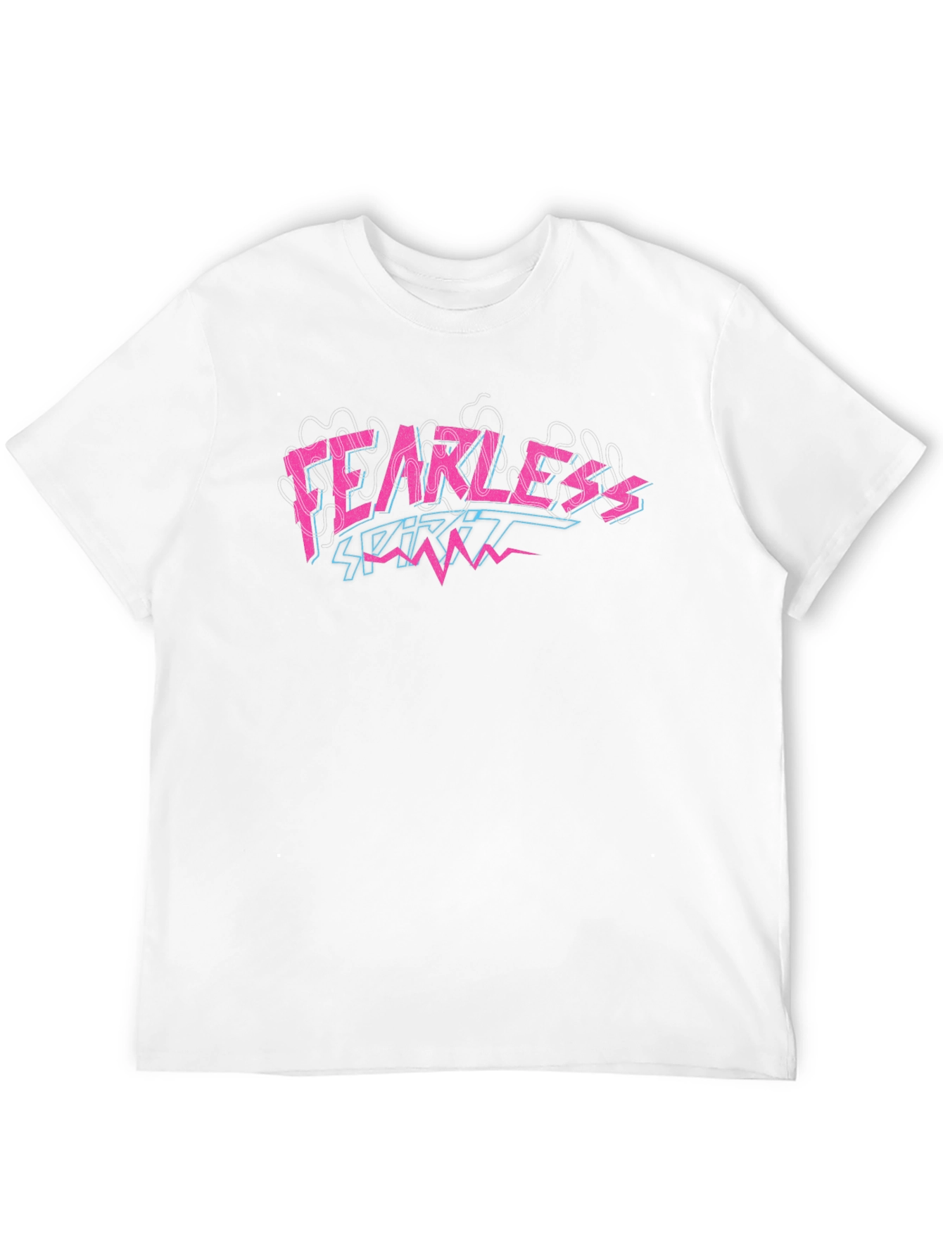 Fearless Spirit Graphic Print Black T-Shirt