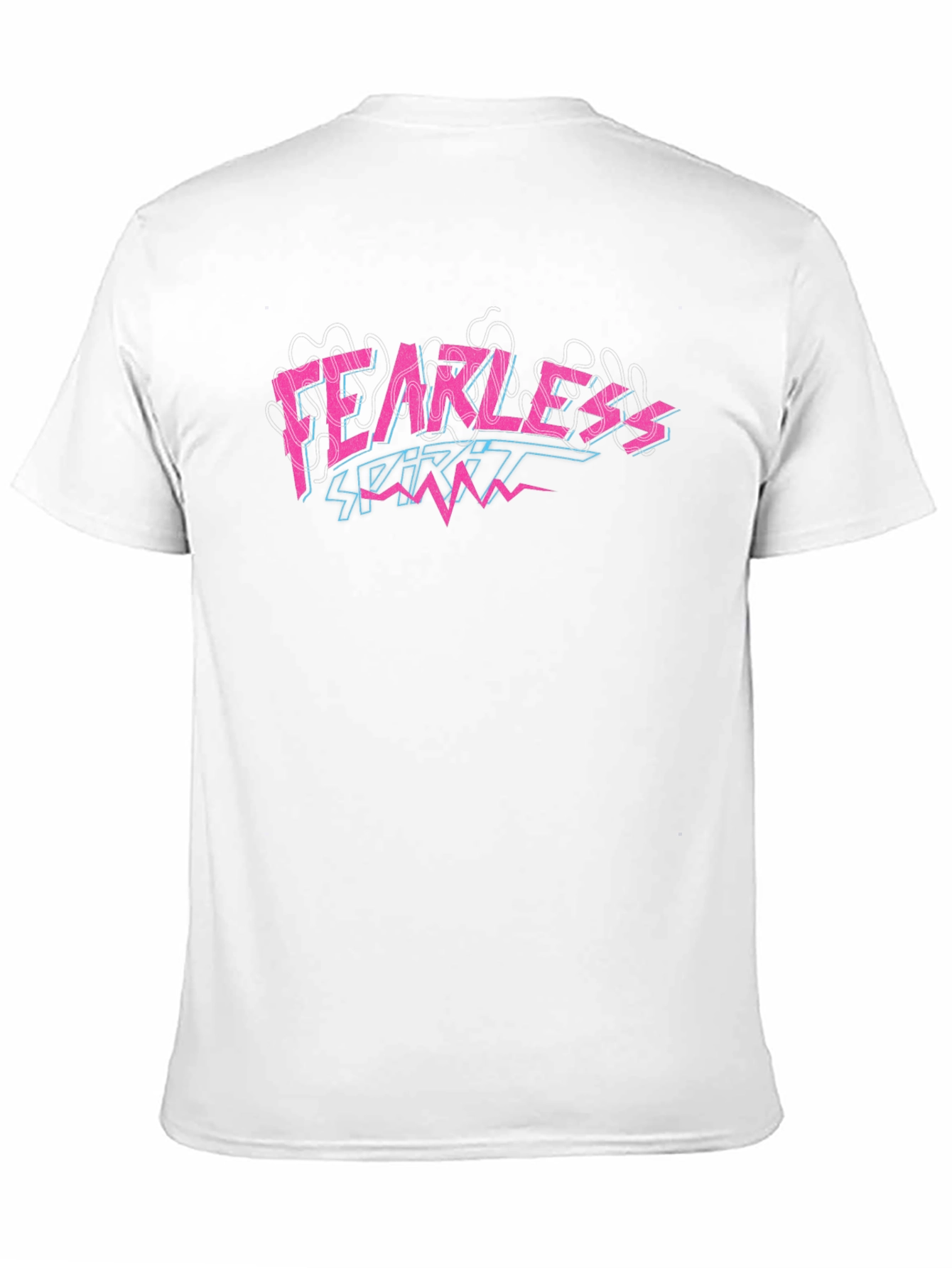 Fearless Spirit Graphic Print Black T-Shirt