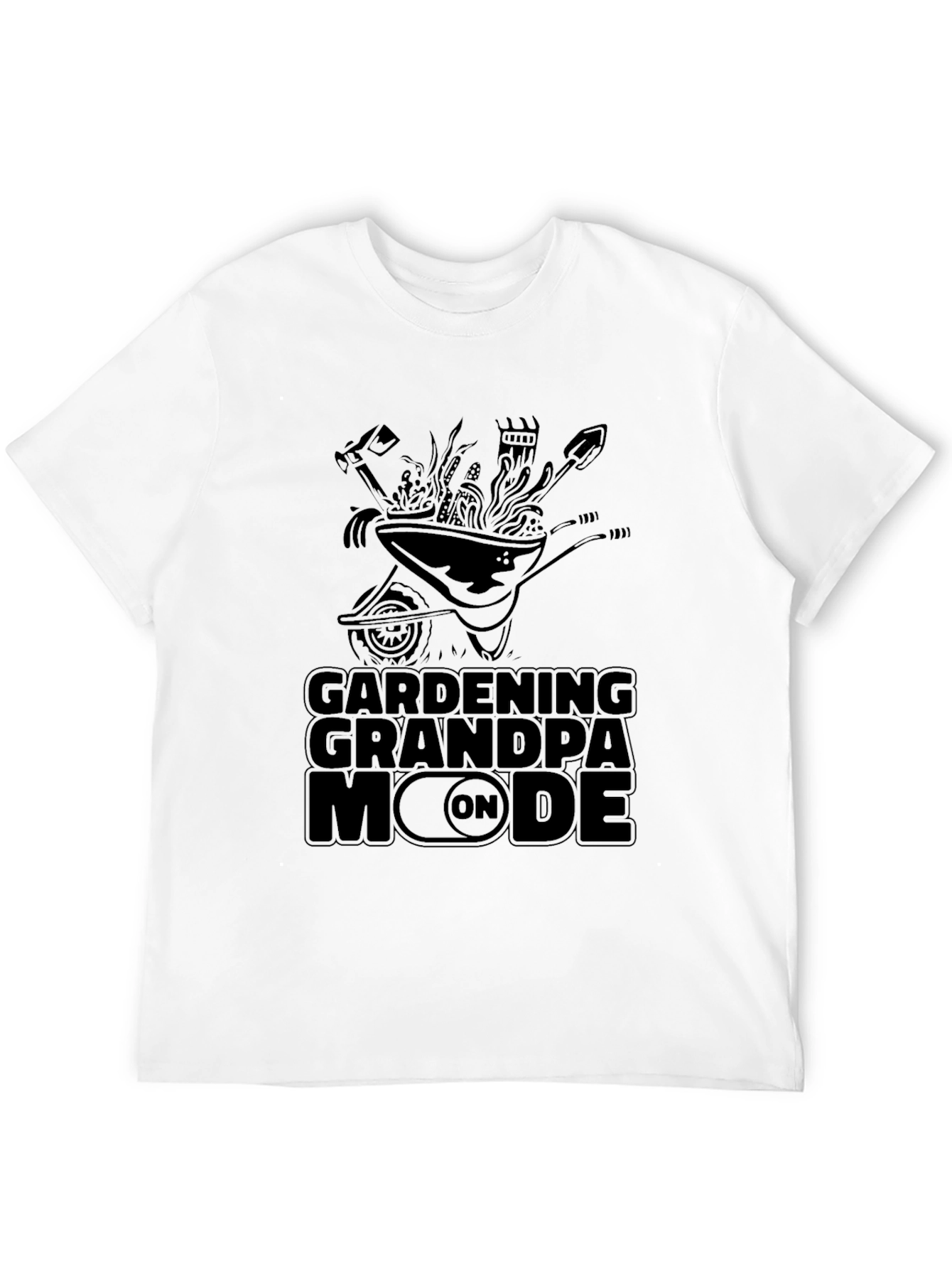 Gardening Grandpa Mode On T-Shirt
