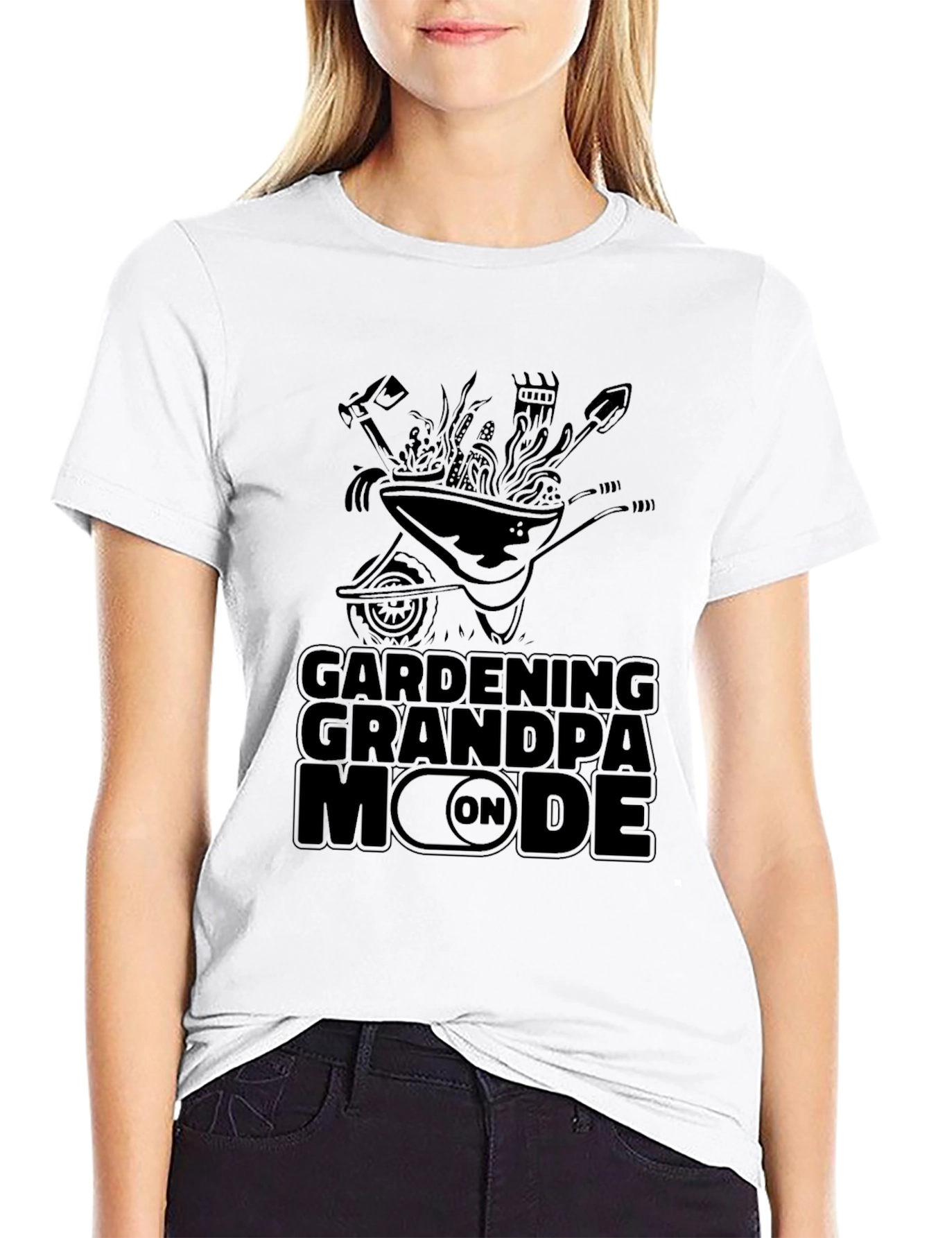 Gardening Grandpa Mode On T-Shirt