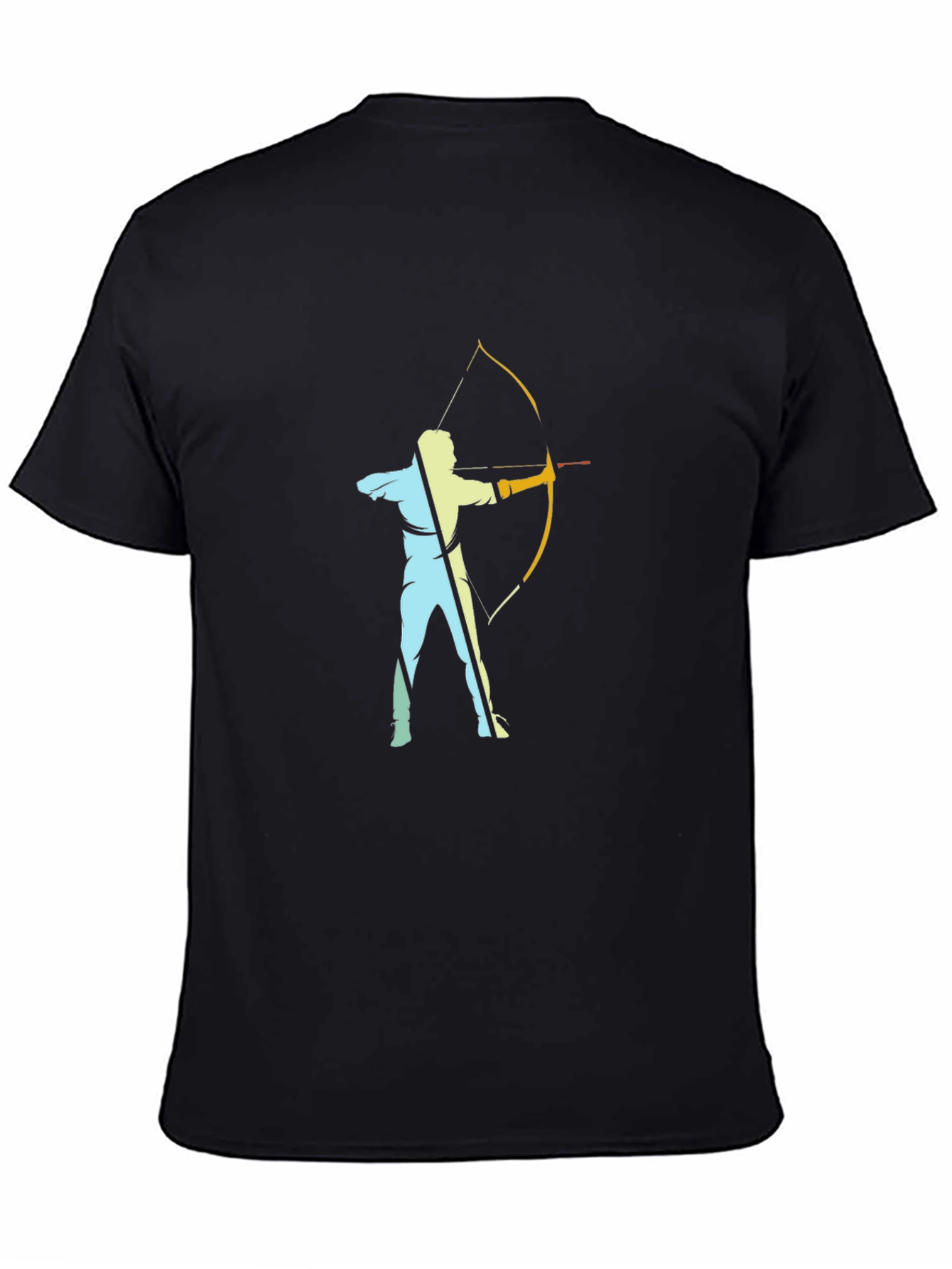 Archery Silhouette Black T-Shirt