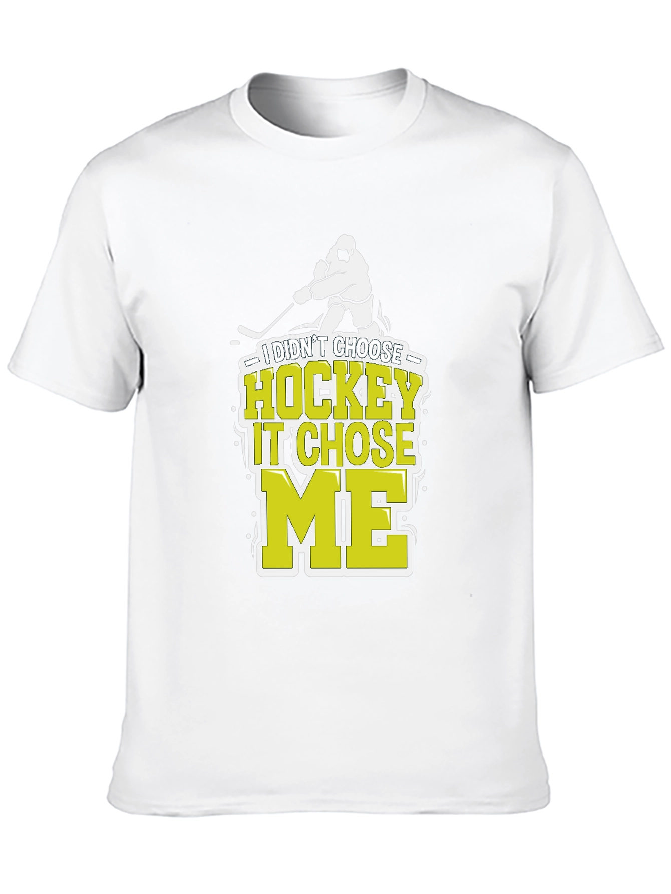 Hockey Chose Me T-Shirt Funny Hockey Player Tee