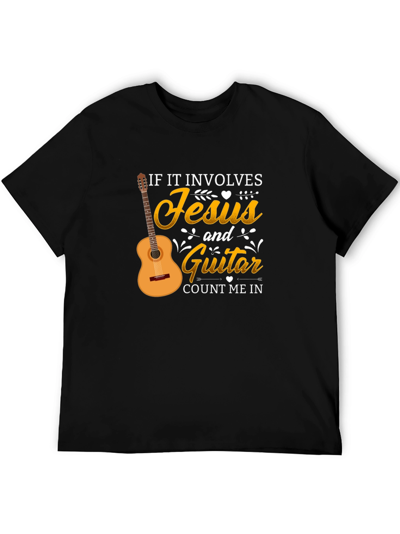 Jesus and Guitar T-Shirt - Christian Music Lover Tee