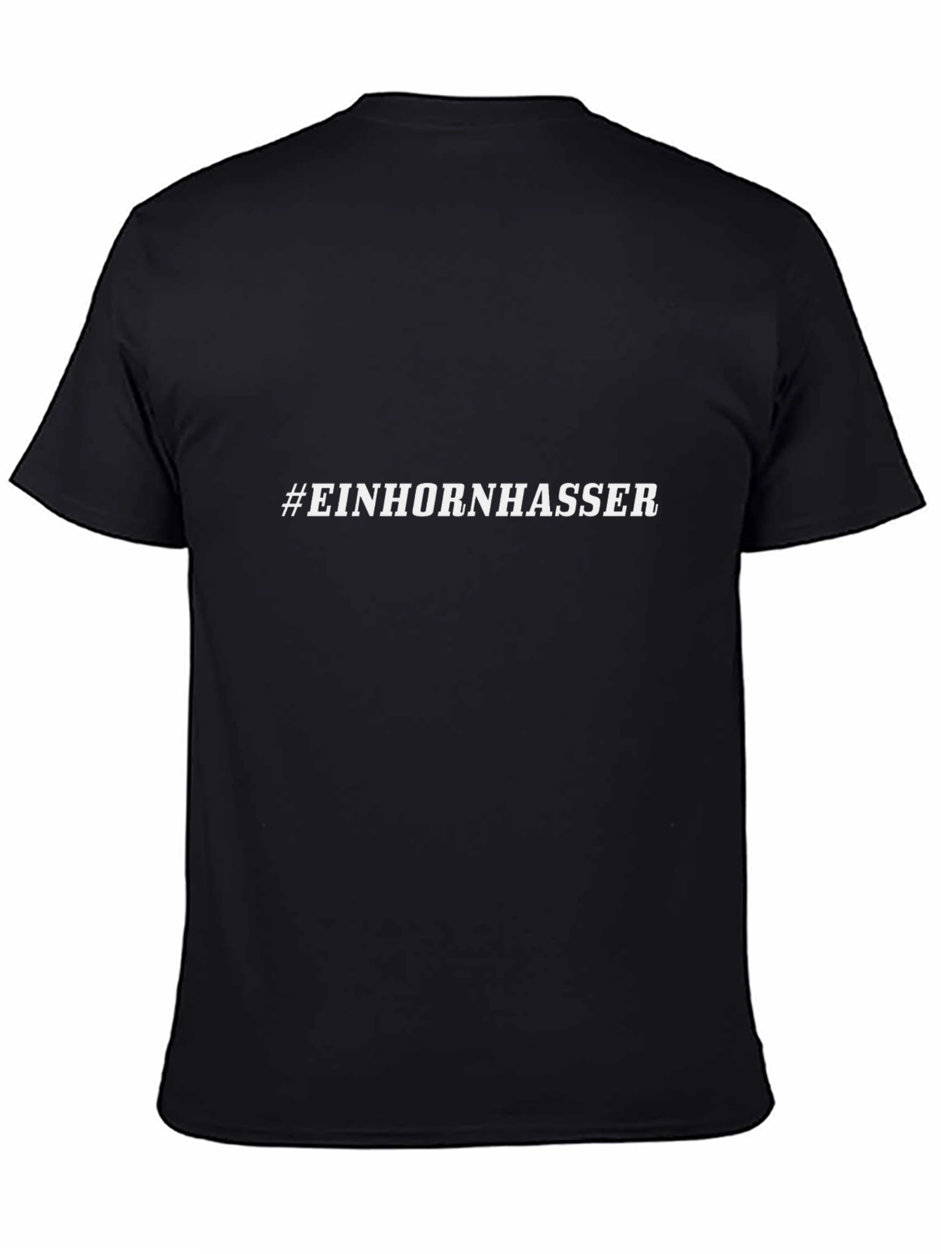 Einhornhasser Black T-Shirt