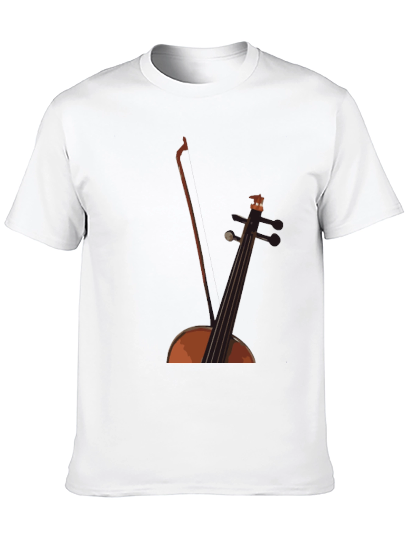 Cello Graphic Black Tee - Musicians Style