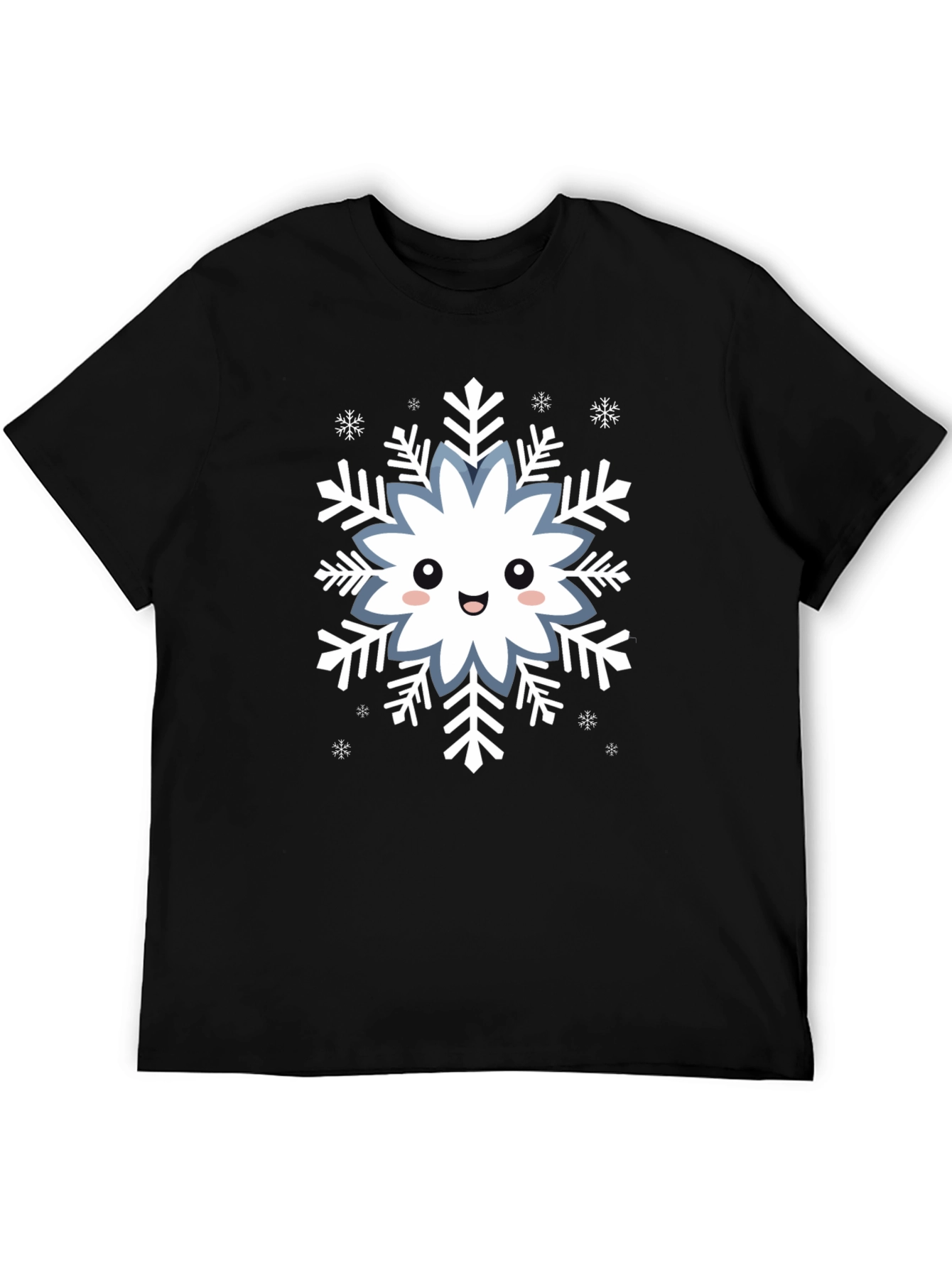 Cute Snowflake Graphic T-Shirt
