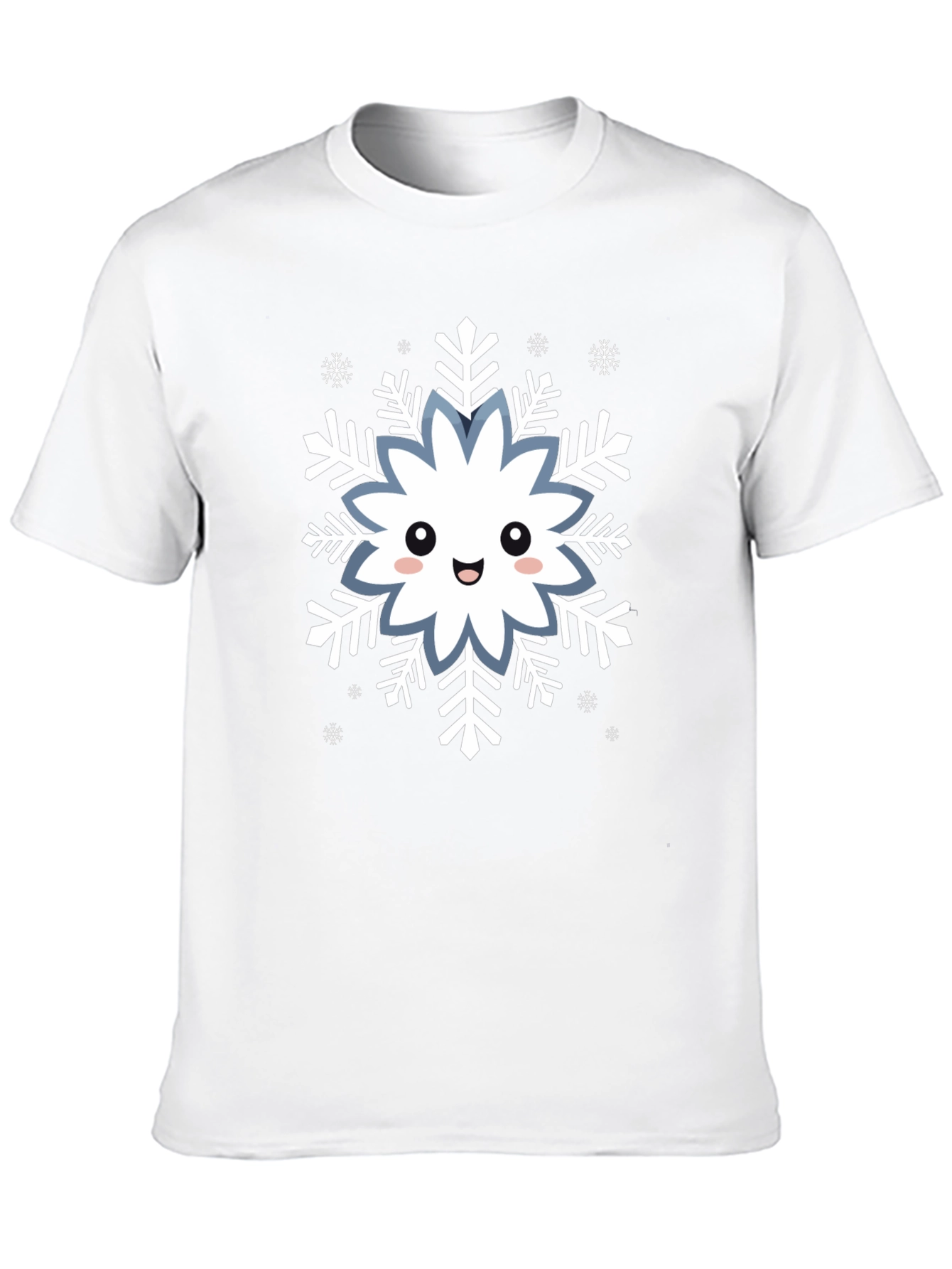 Cute Snowflake Graphic T-Shirt