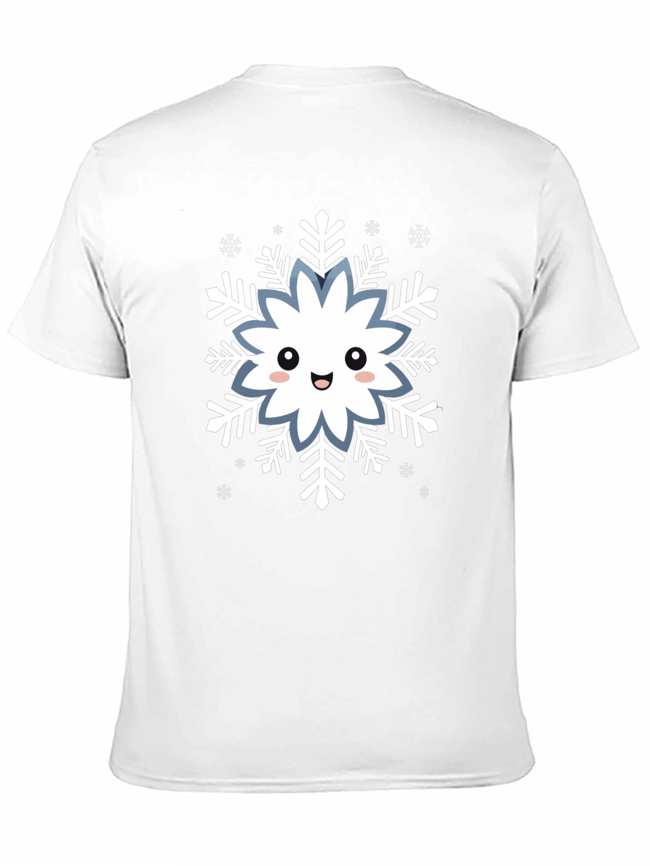 Cute Snowflake Graphic T-Shirt
