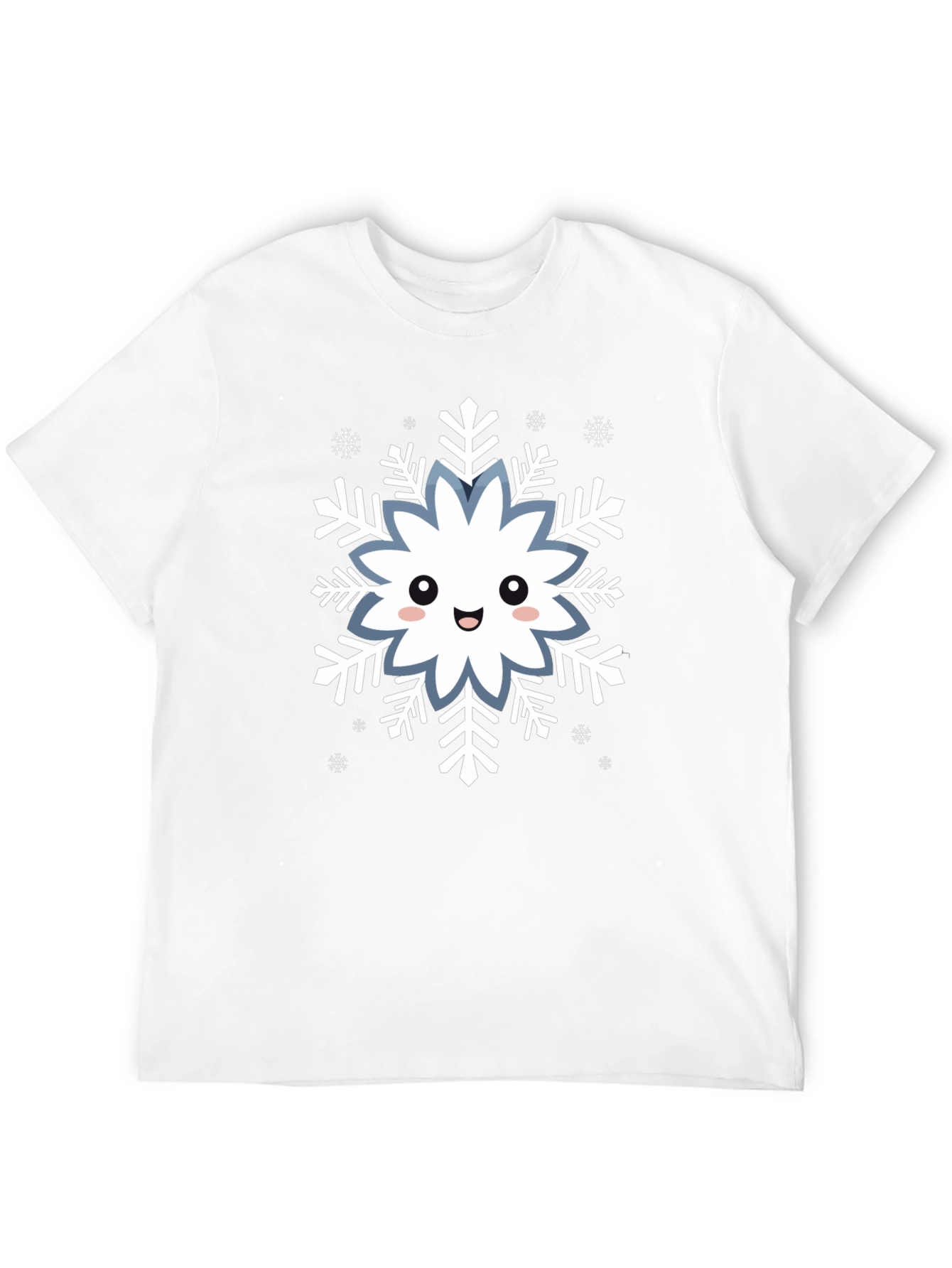 Cute Snowflake Graphic T-Shirt