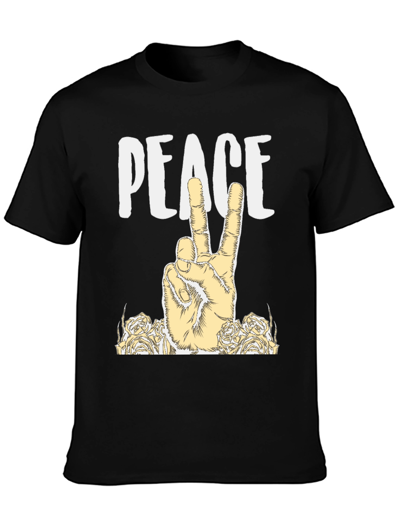 Peace Sign T-Shirt - Positive Vibes Graphic Tee