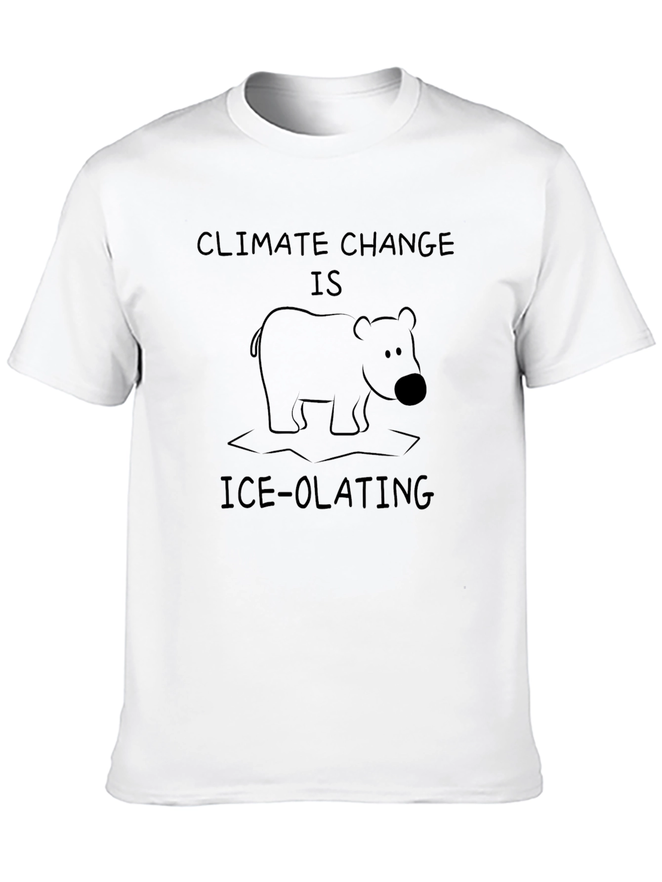 Climate Change Ice-olating Graphic Tee