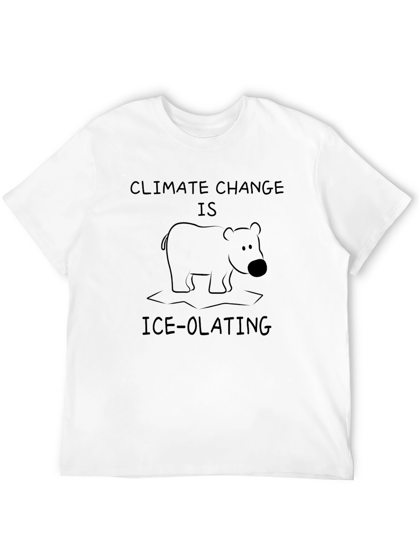 Climate Change Ice-olating Graphic Tee