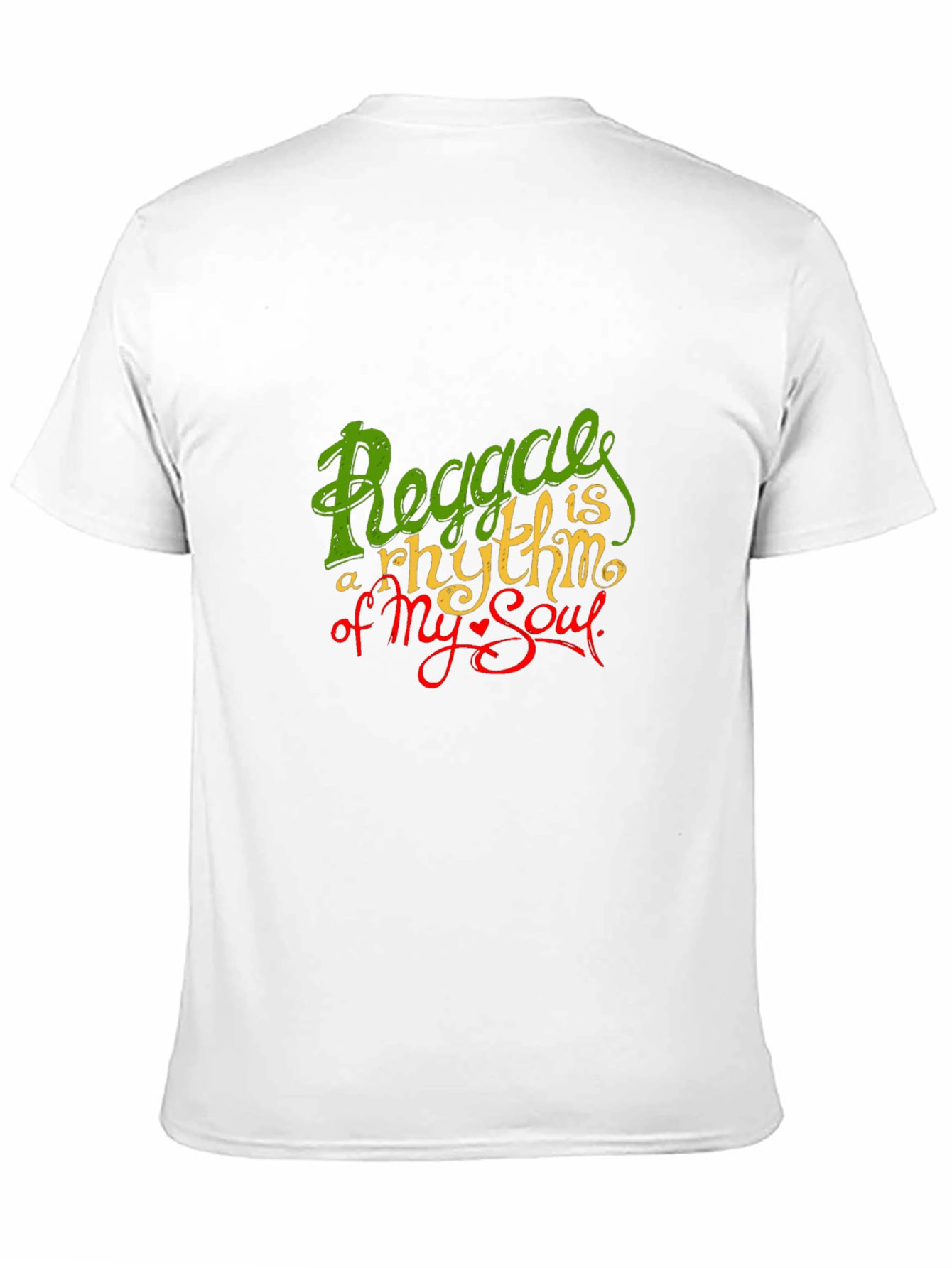 Reggae Rhythm Soul Graphic Black T-Shirt