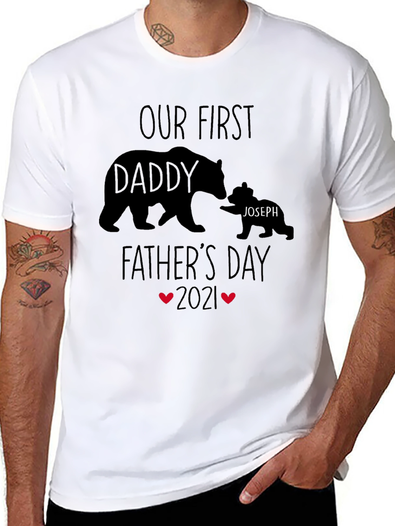 First Fathers Day Daddy Bear T-Shirt