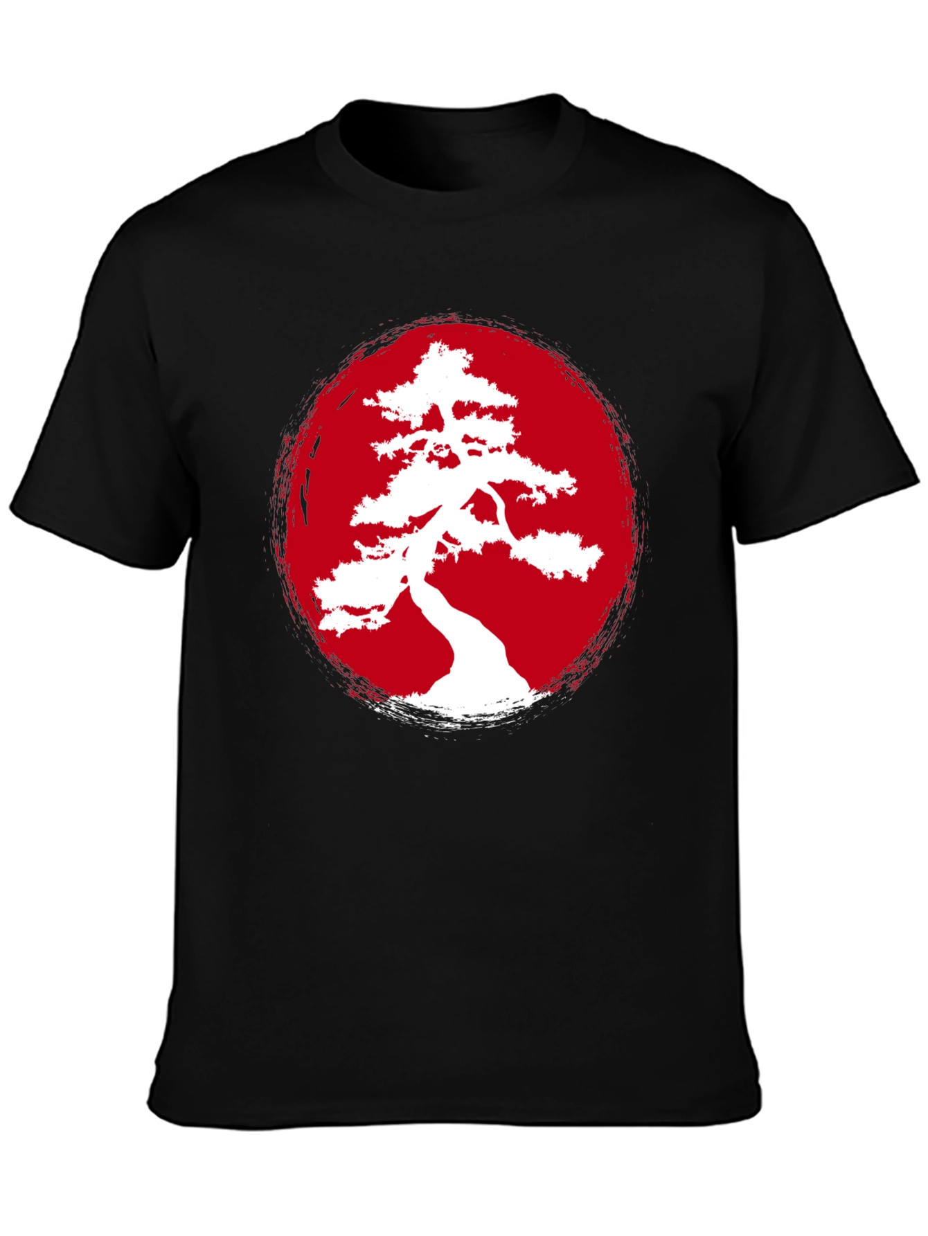 Bonsai Tree T-Shirt - Rising Sun Design