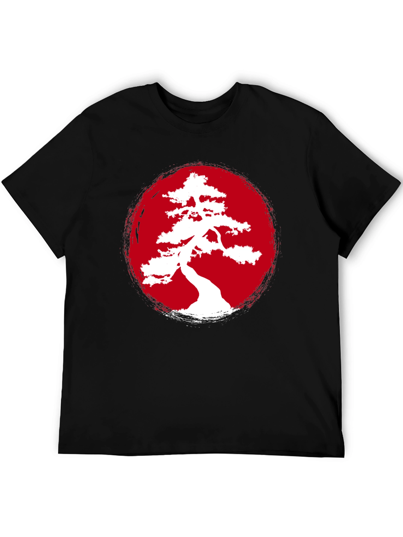 Bonsai Tree T-Shirt - Rising Sun Design