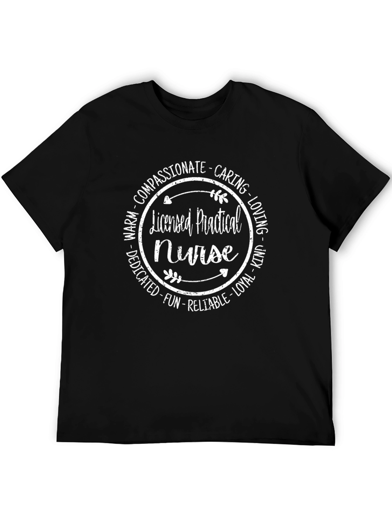 Licensed Practical Nurse T-Shirt - Compassionate Caring LPN Tee