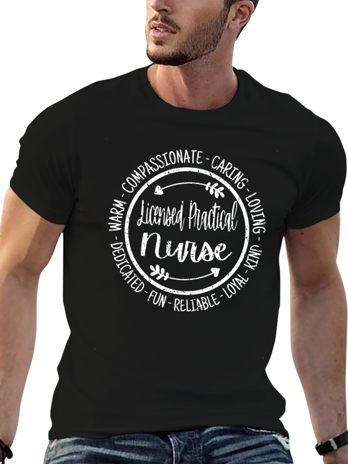 Licensed Practical Nurse T-Shirt - Compassionate Caring LPN Tee