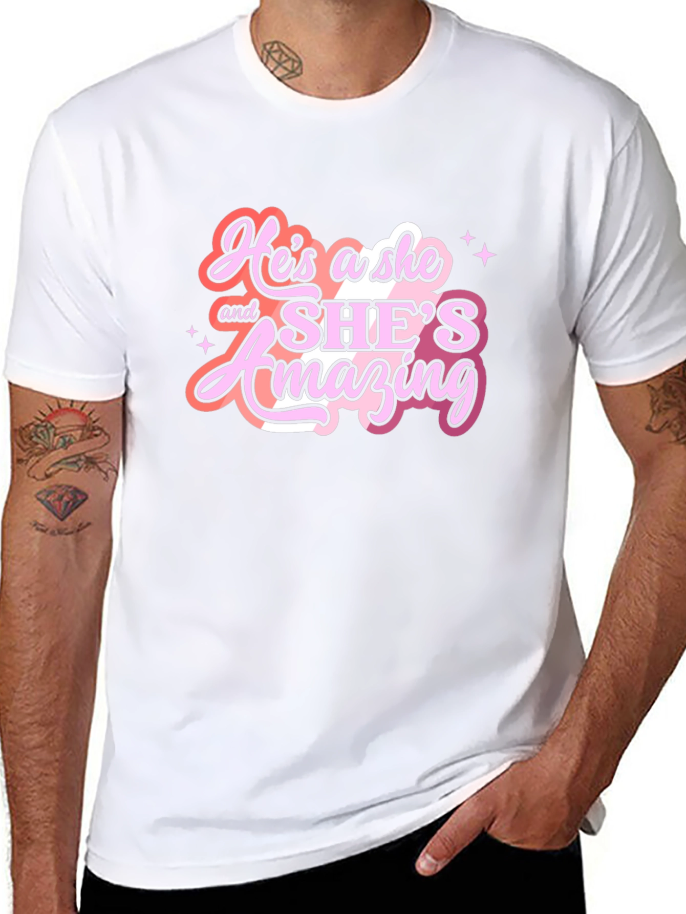Hes a She & Shes Amazing T-Shirt