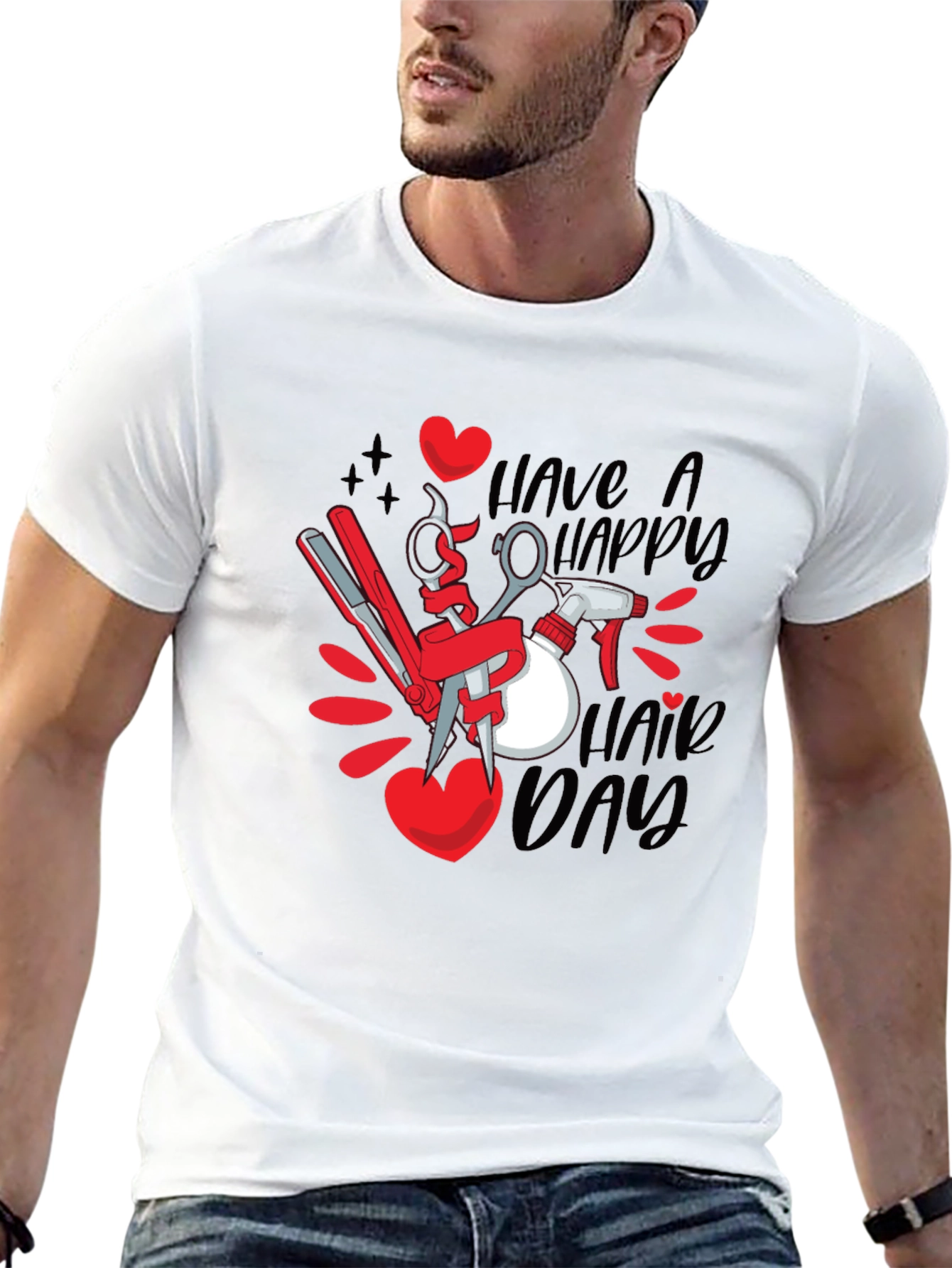 Hair Stylist Love Day T-Shirt