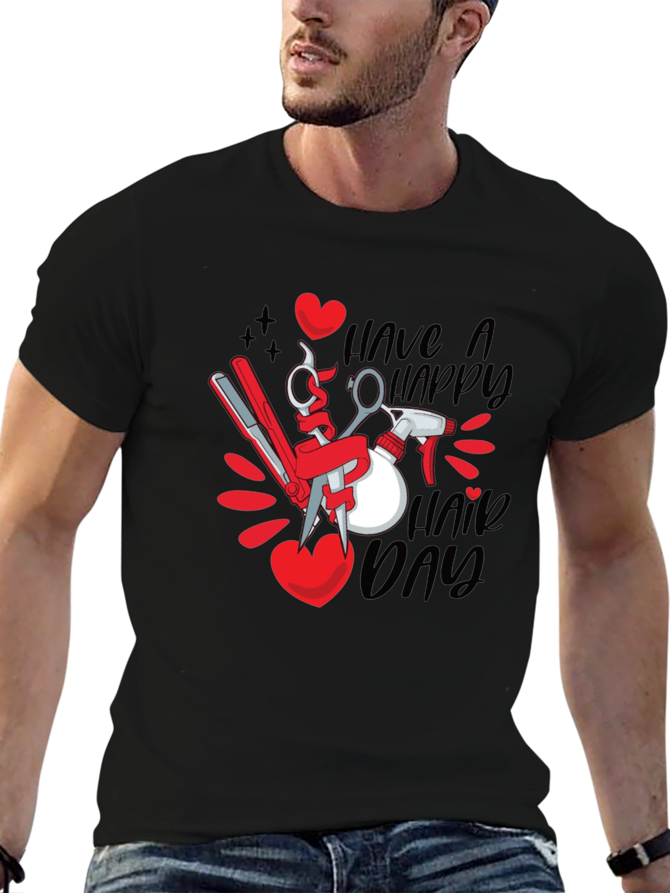 Hair Stylist Love Day T-Shirt
