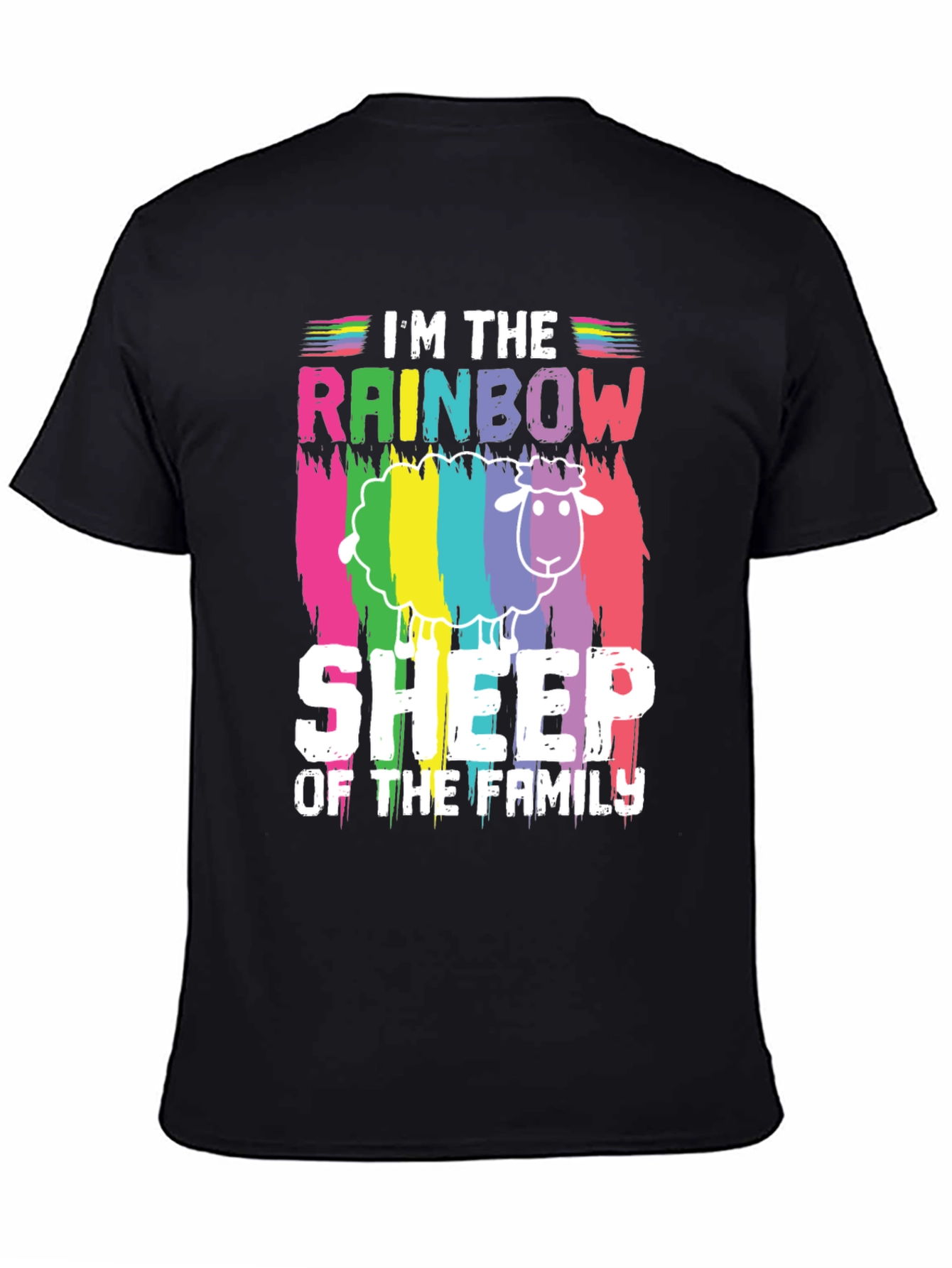 Rainbow Sheep Family Pride T-Shirt