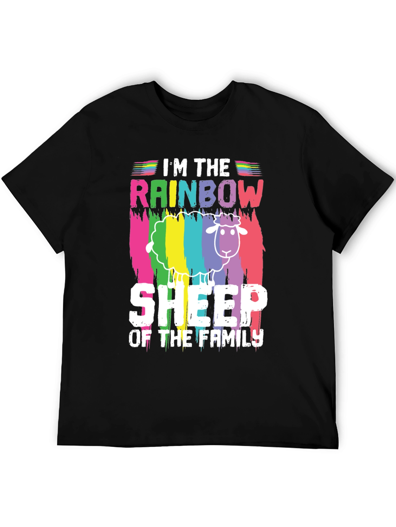 Rainbow Sheep Family Pride T-Shirt