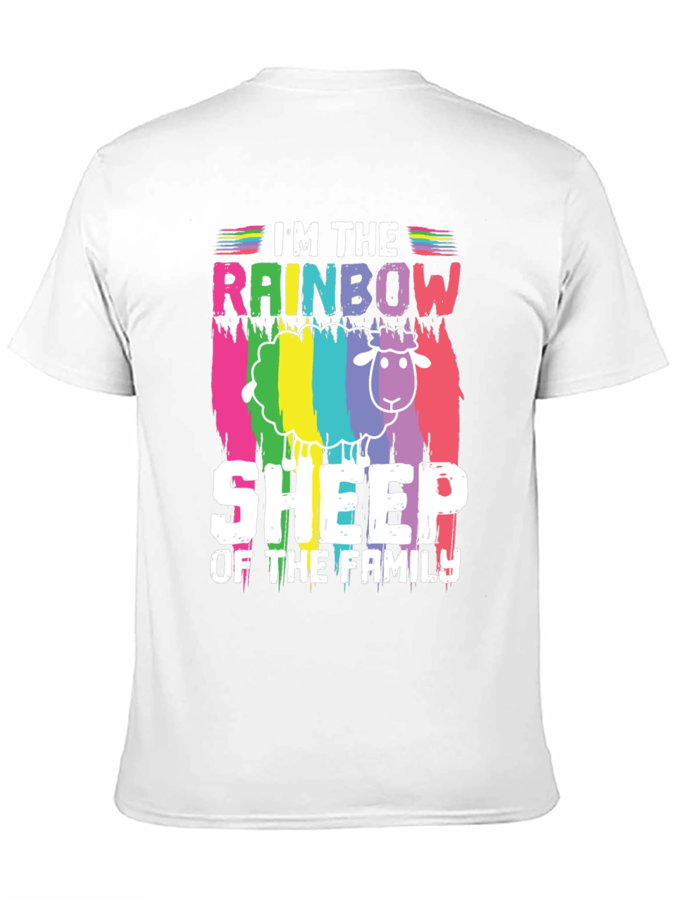 Rainbow Sheep Family Pride T-Shirt