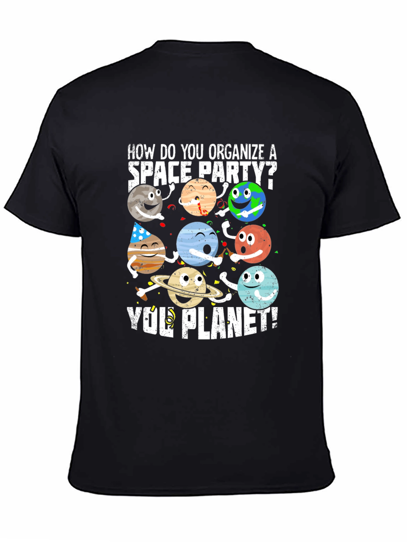 Space Party Planet T-Shirt