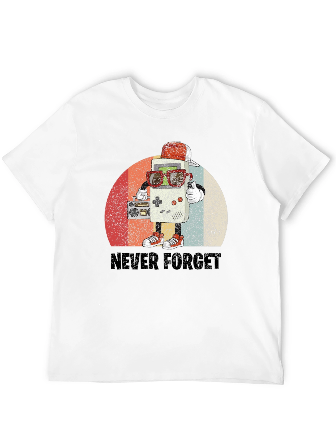 Retro Game Console T-Shirt - Never Forget Tee