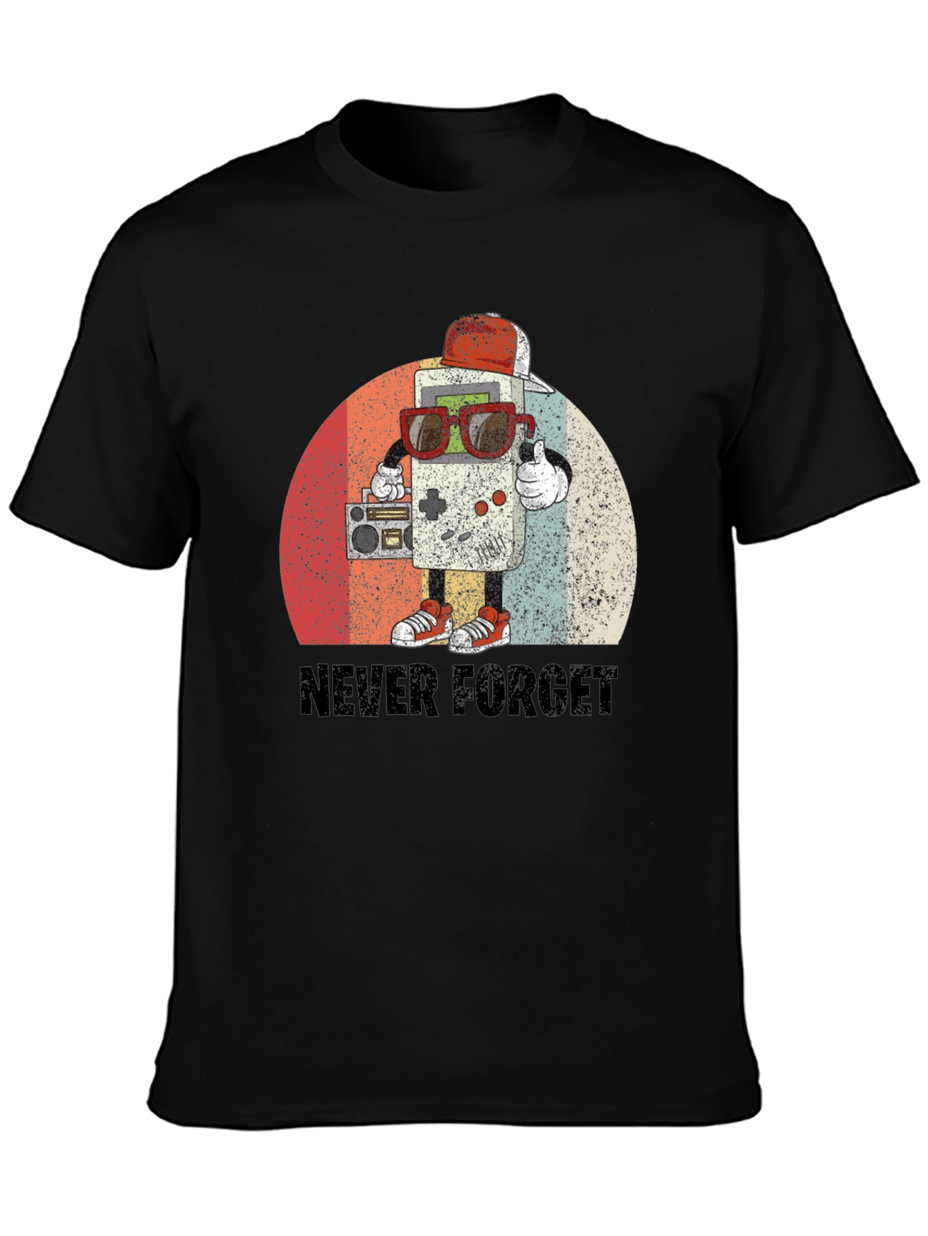Retro Game Console T-Shirt - Never Forget Tee